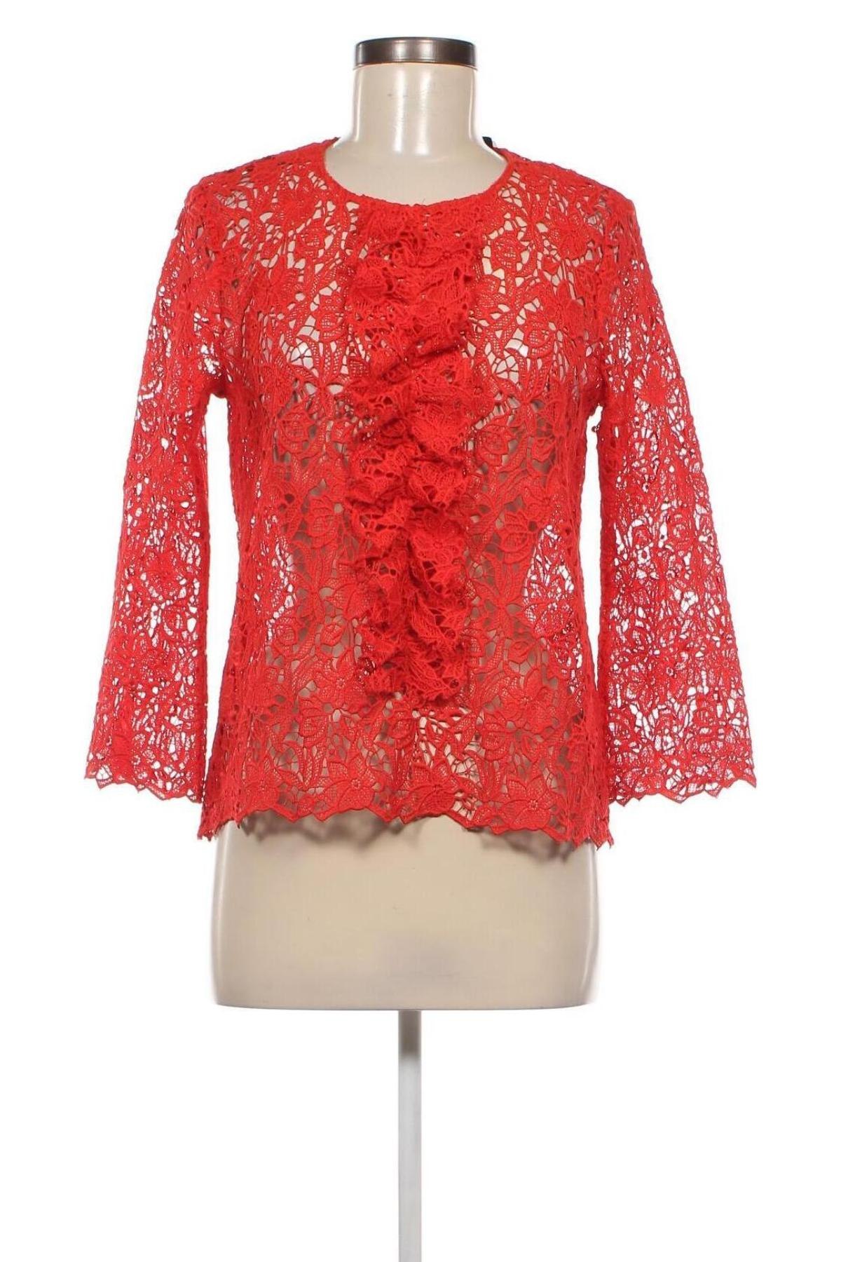 Damen Shirt Hallhuber, Größe M, Farbe Rot, Preis € 11,99