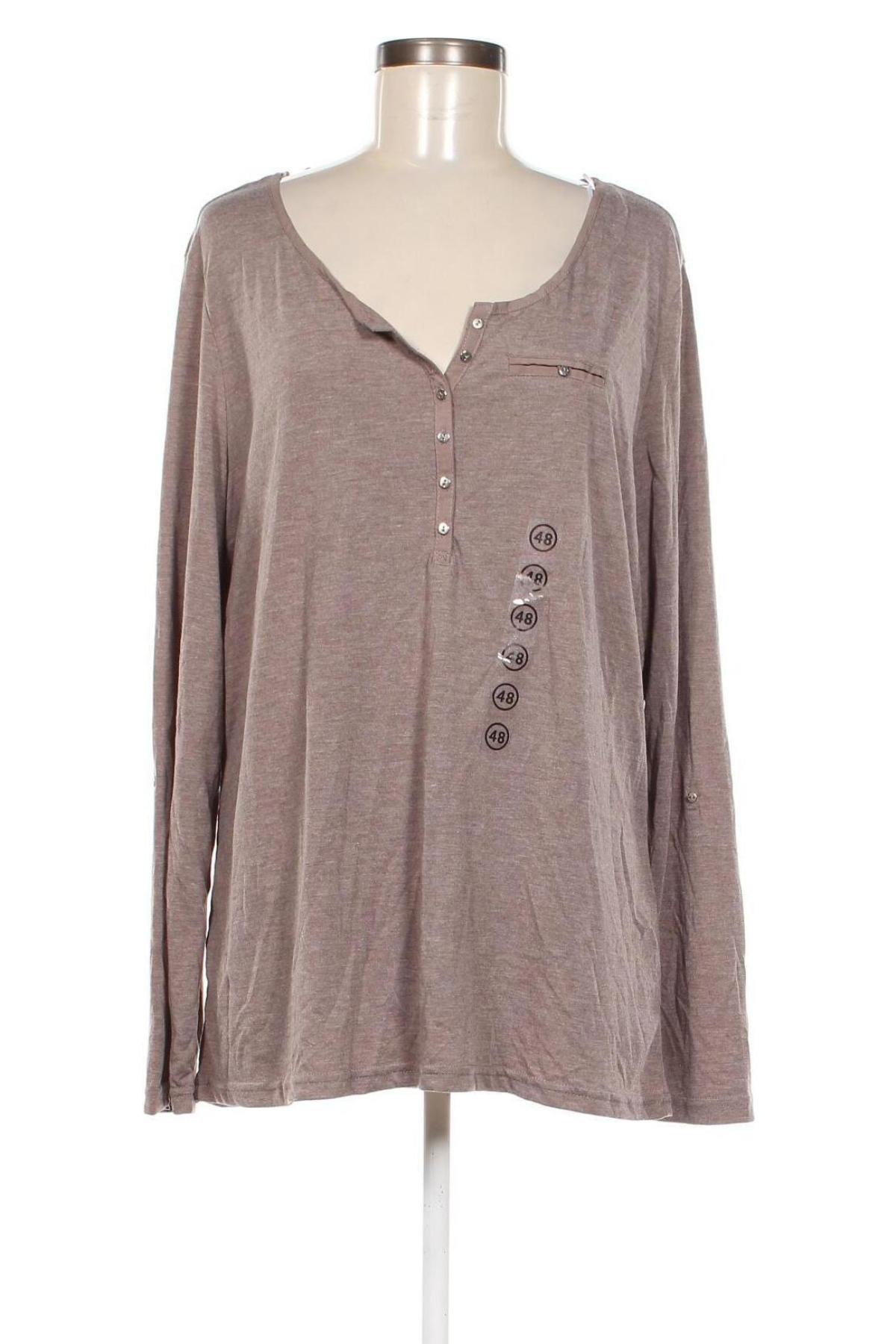 Damen Shirt Janina, Größe XL, Farbe Braun, Preis 8,99 €