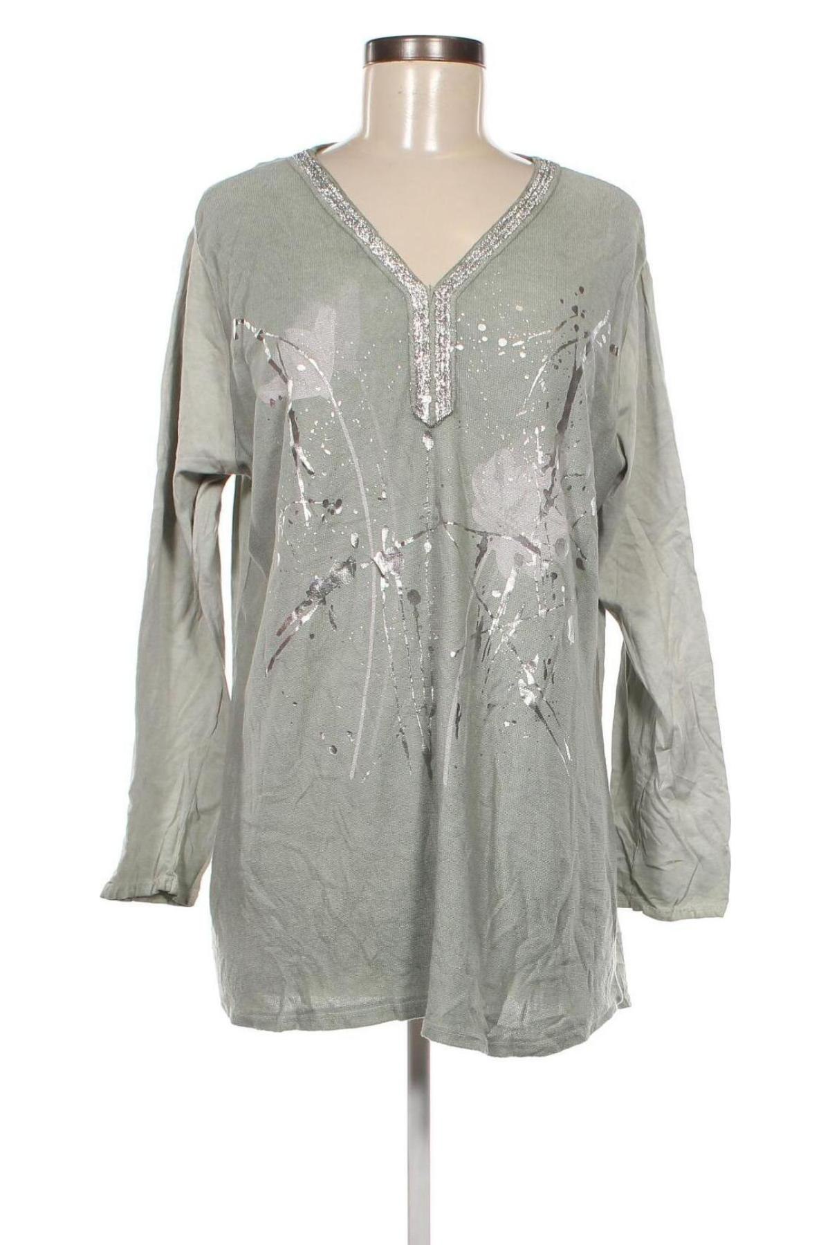 Damen Shirt Made In Italy, Größe XL, Farbe Grün, Preis € 4,99