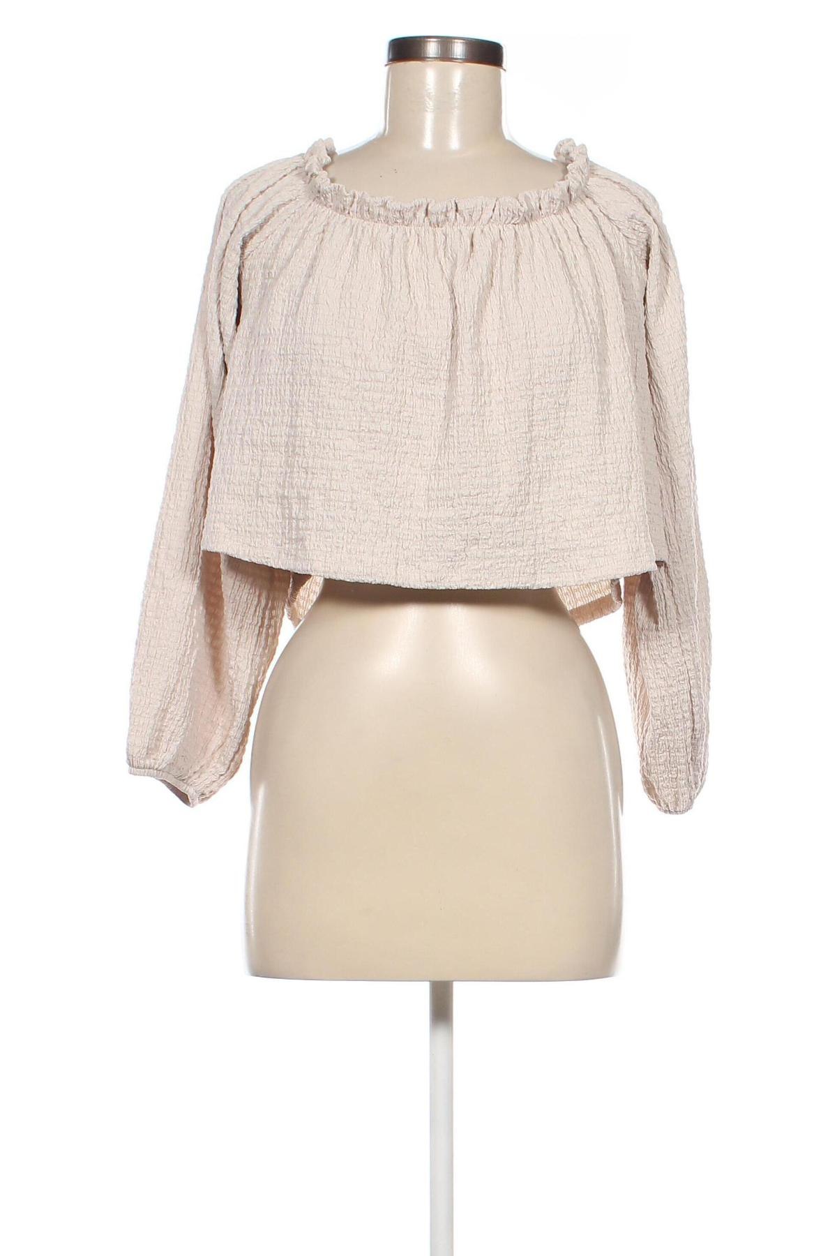 Damen Shirt Mohito, Größe L, Farbe Beige, Preis 12,28 €