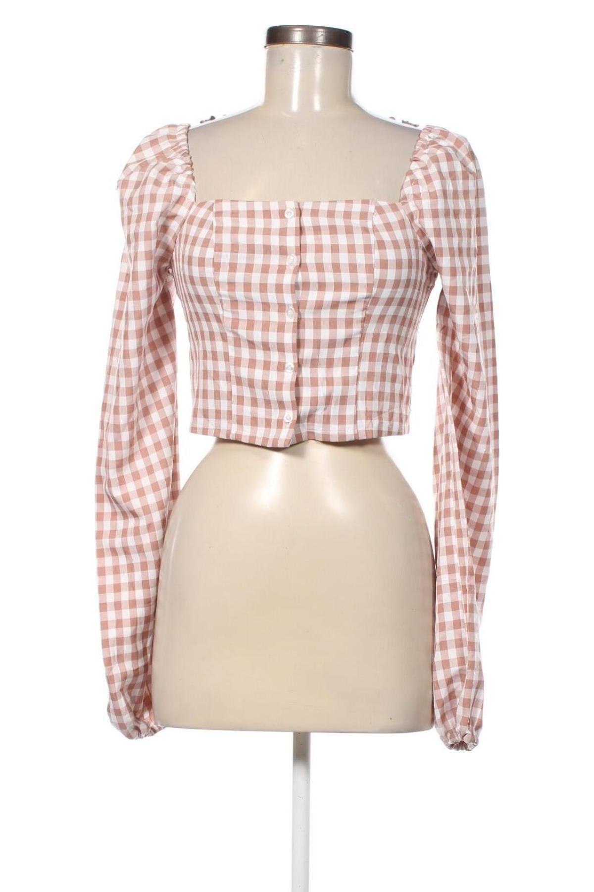 Damen Shirt NA-KD, Größe S, Farbe Beige, Preis 9,99 €