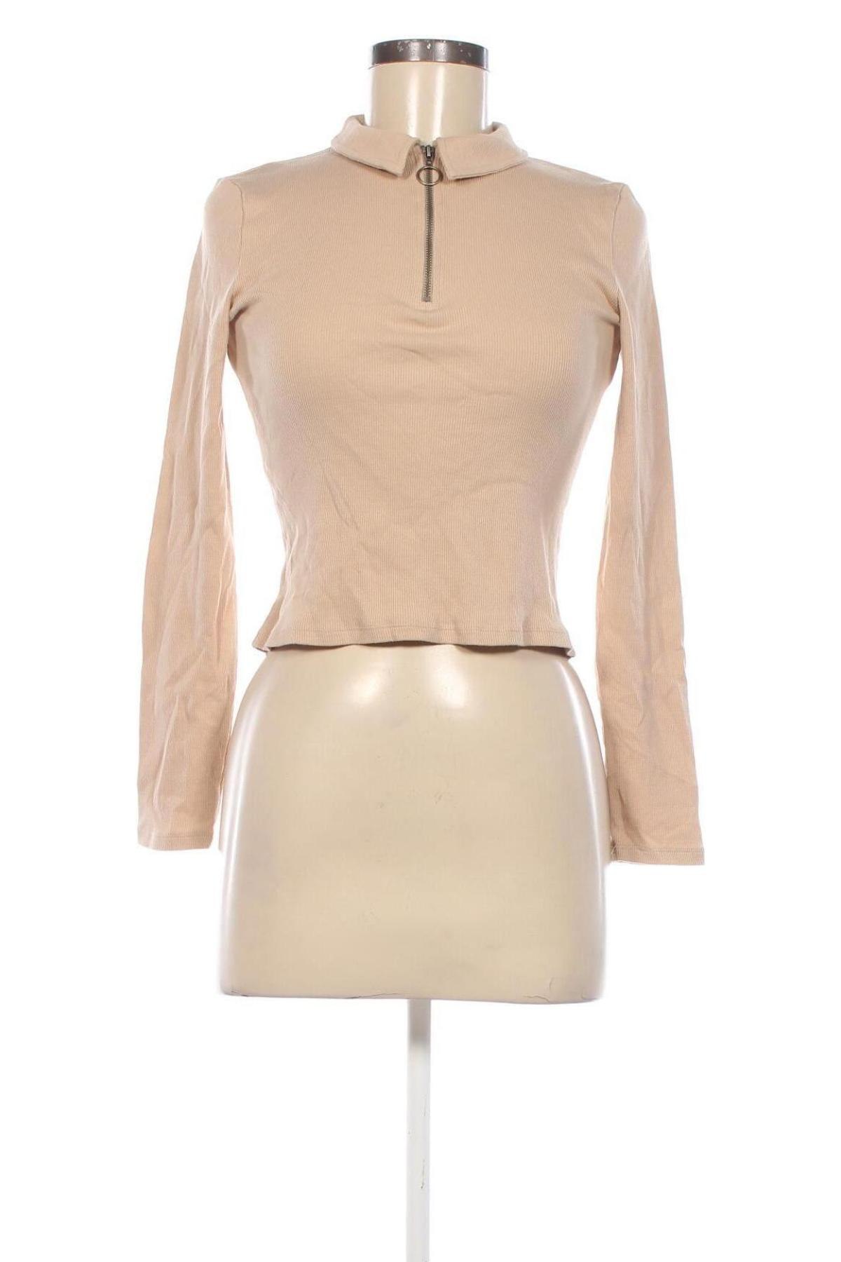 Damen Shirt NA-KD, Größe S, Farbe Beige, Preis 6,49 €