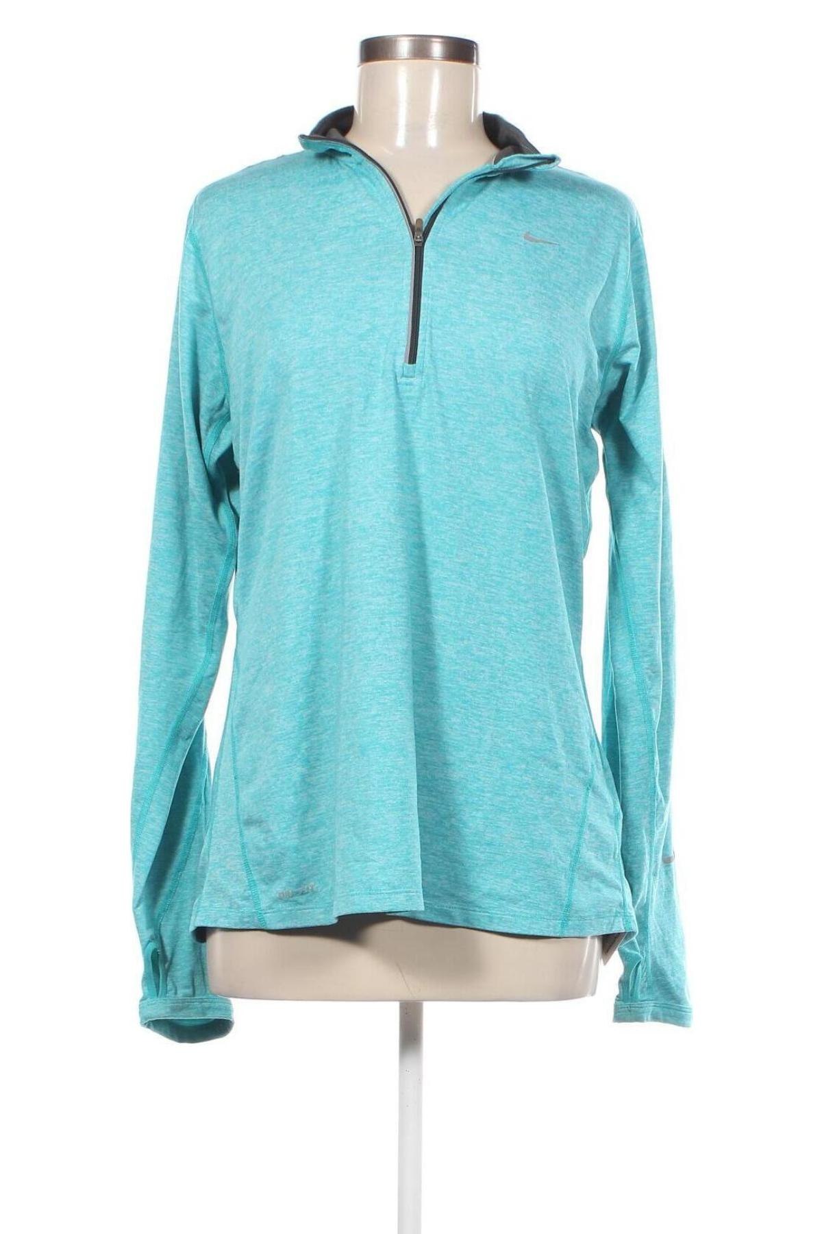 Damen Shirt Nike Running, Größe L, Farbe Blau, Preis 20,99 €