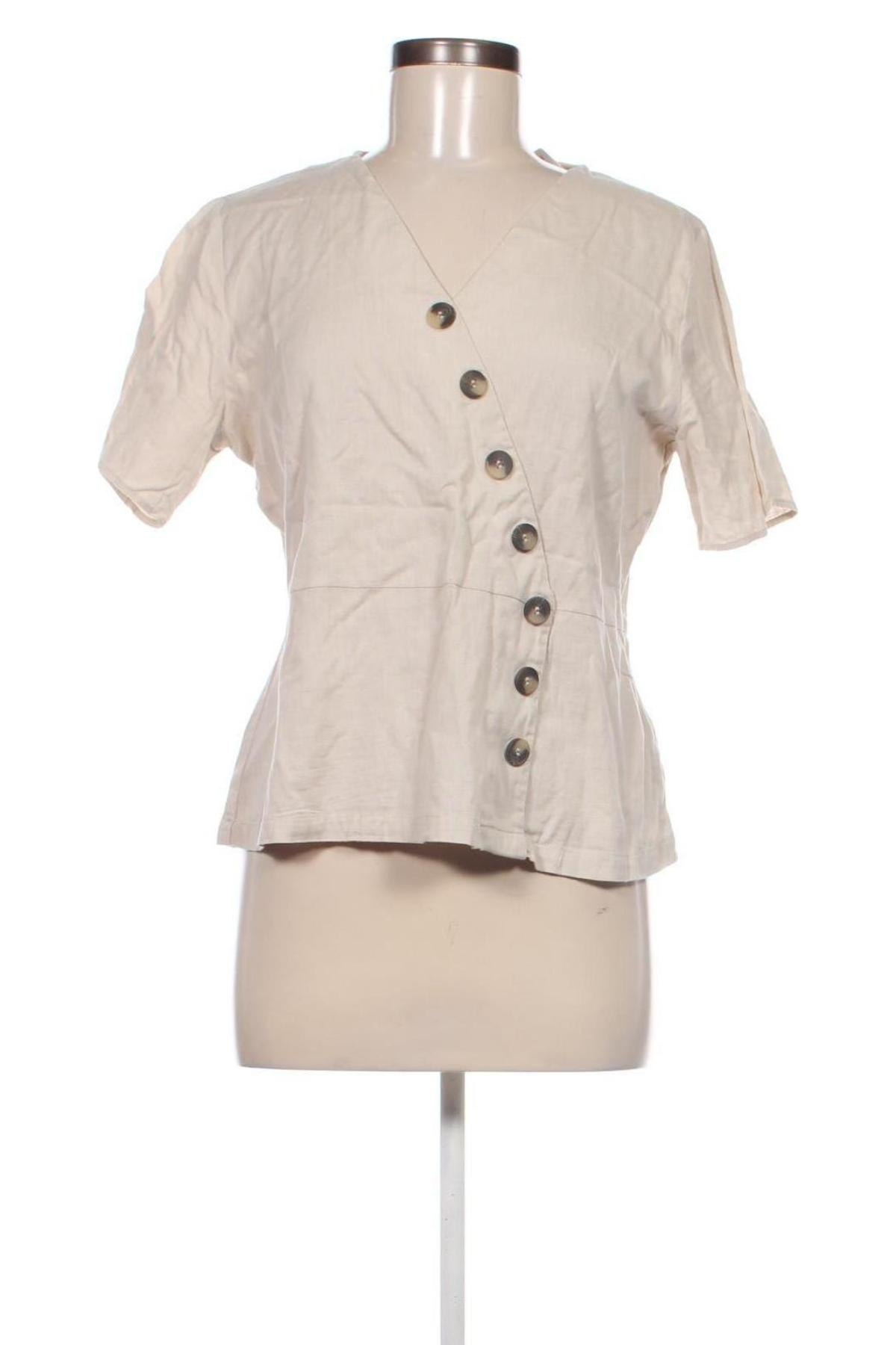 Damen Shirt Noisy May, Größe L, Farbe Beige, Preis € 7,99