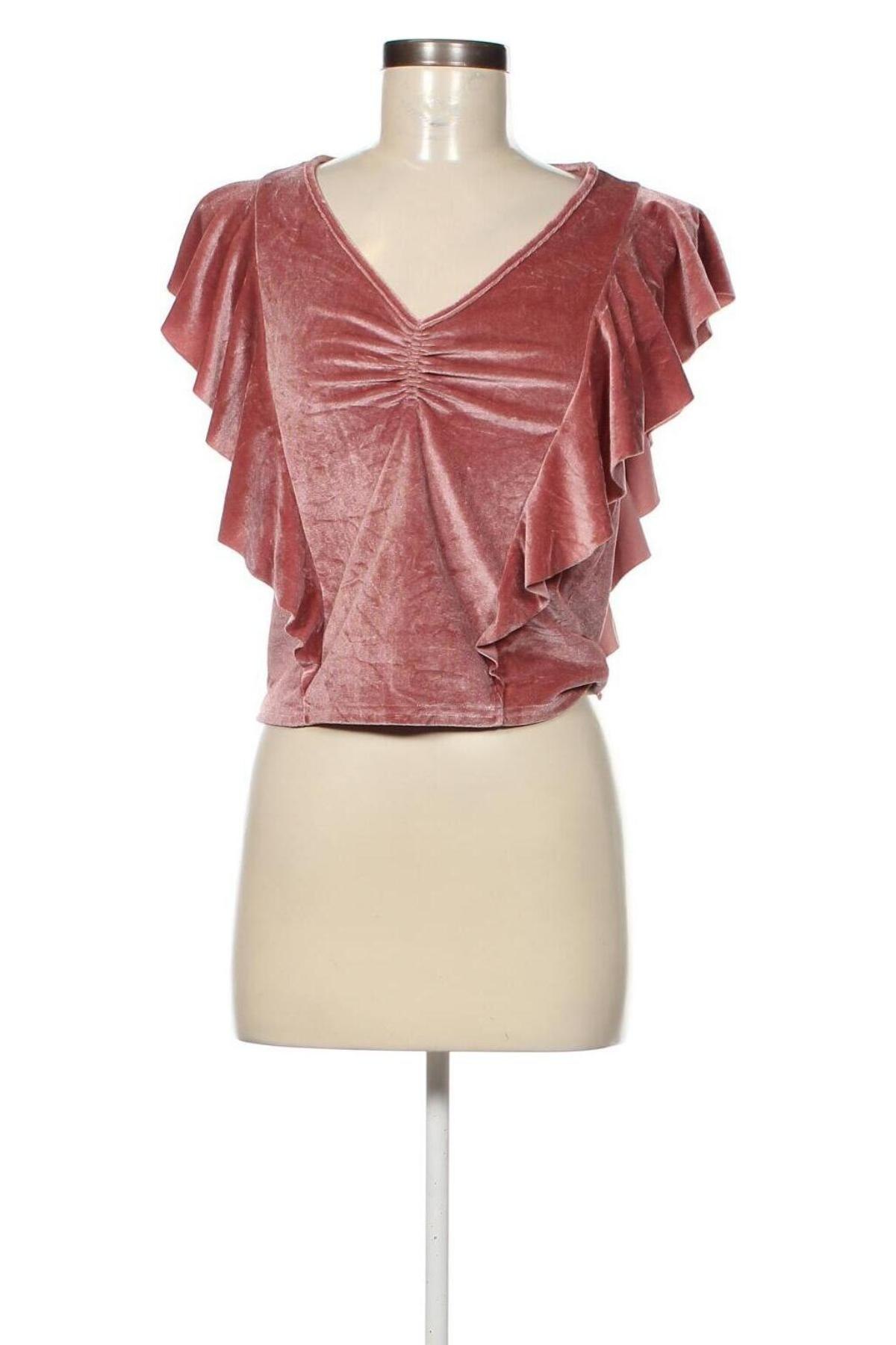 Damen Shirt Stradivarius, Größe L, Farbe Rosa, Preis € 4,99