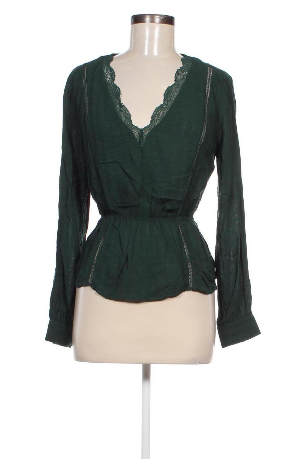 Bluză de femei Stradivarius, Mărime S, Culoare Verde, Preț 22,99 Lei