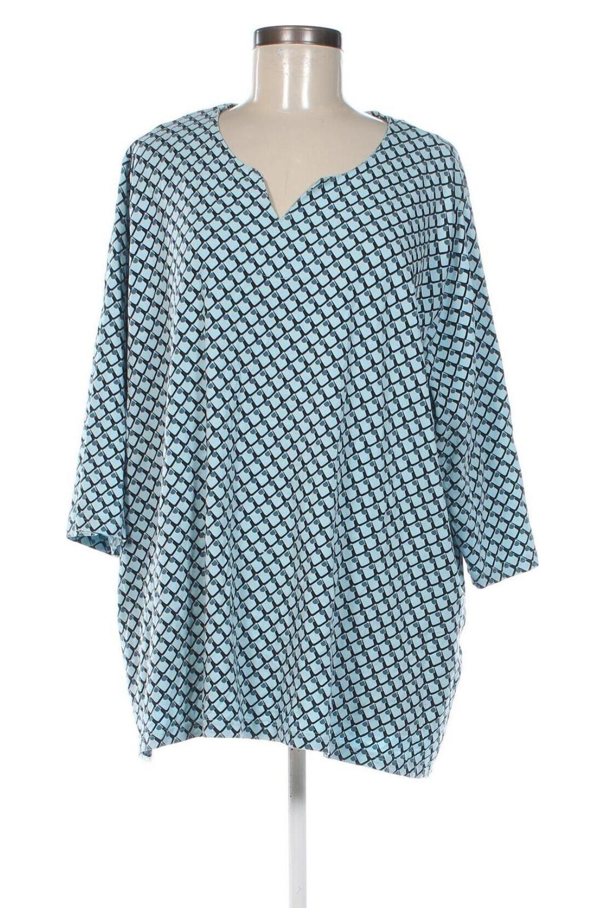 Damen Shirt Ulla Popken, Größe 4XL, Farbe Mehrfarbig, Preis 14,99 €