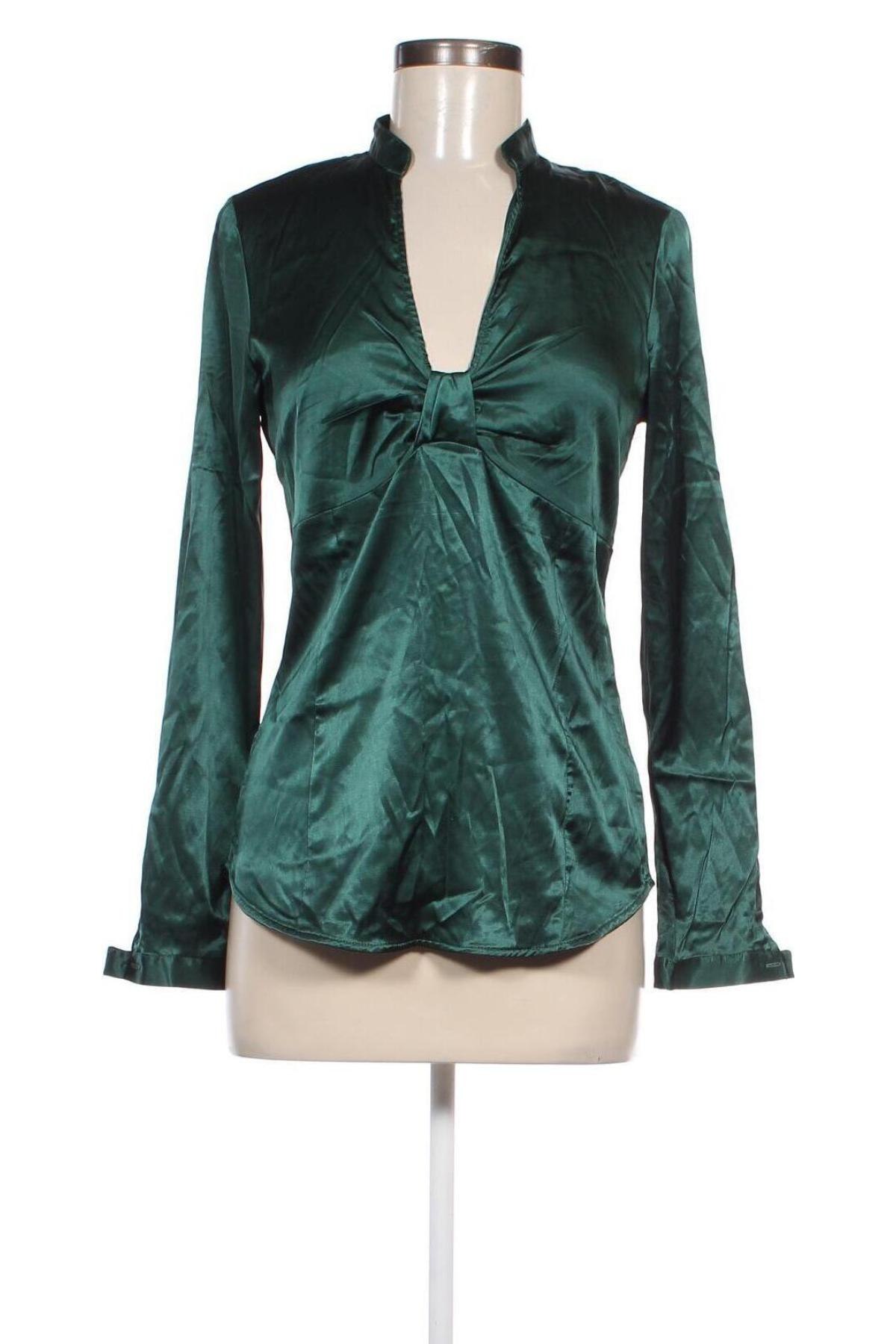 Bluză de femei Zara, Mărime M, Culoare Verde, Preț 31,99 Lei