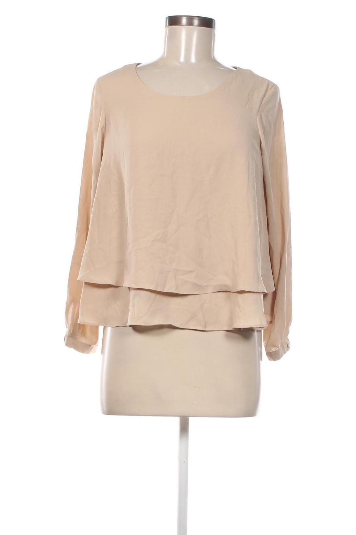 Damen Shirt Zara, Größe M, Farbe Beige, Preis 6,99 €