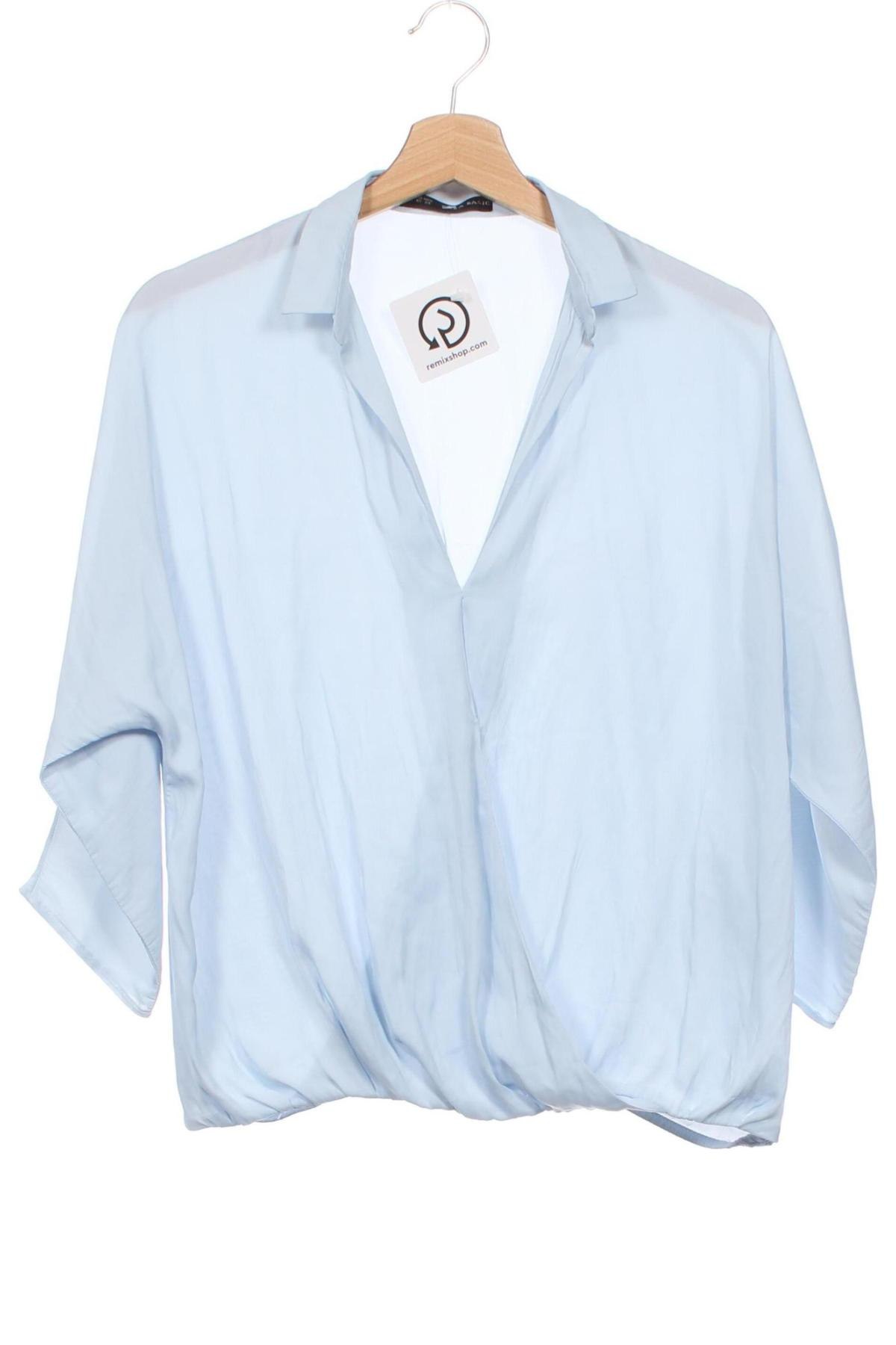 Damen Shirt Zara, Größe XS, Farbe Blau, Preis 6,99 €