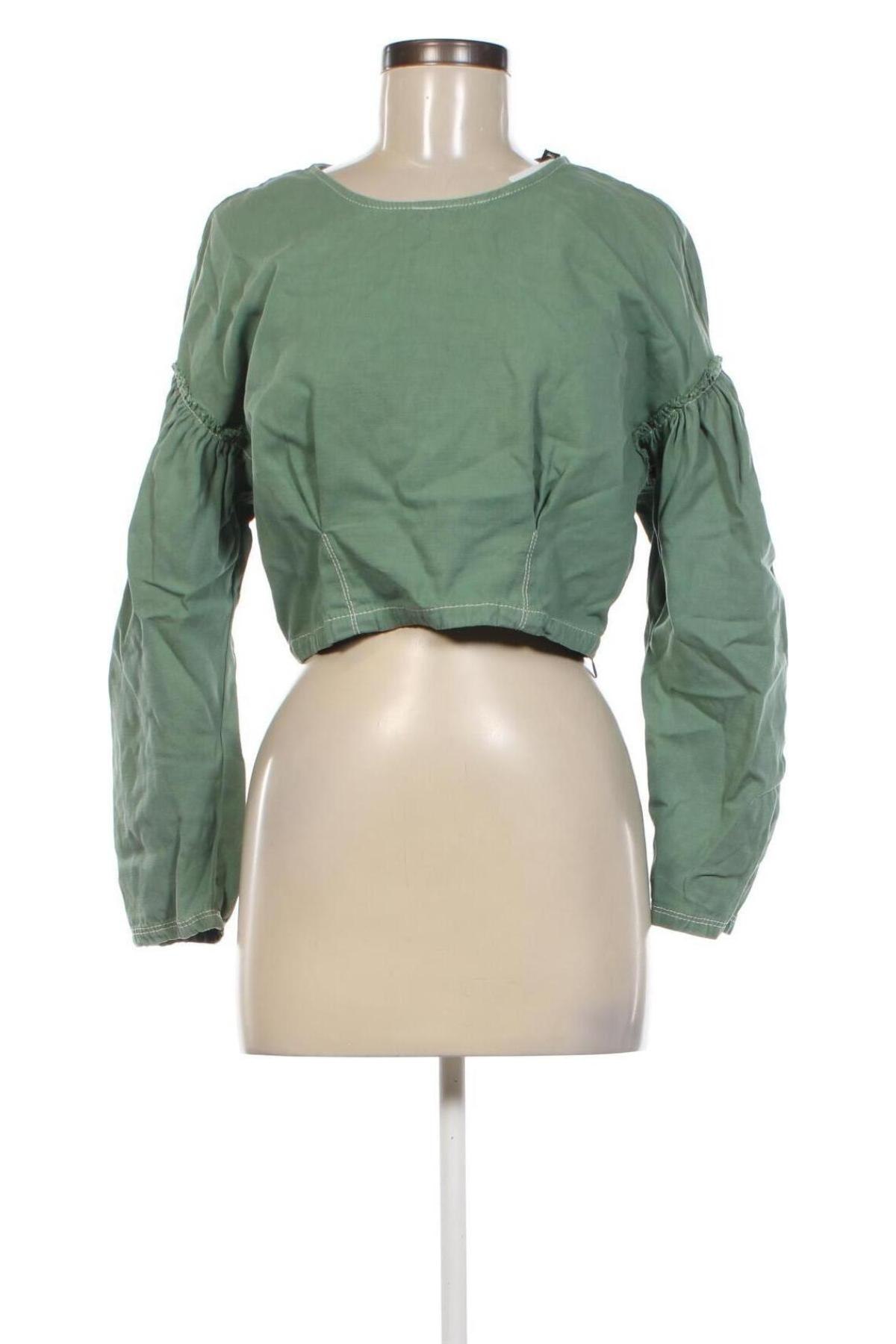 Damen Shirt Zara Trafaluc, Größe S, Farbe Grün, Preis € 7,99