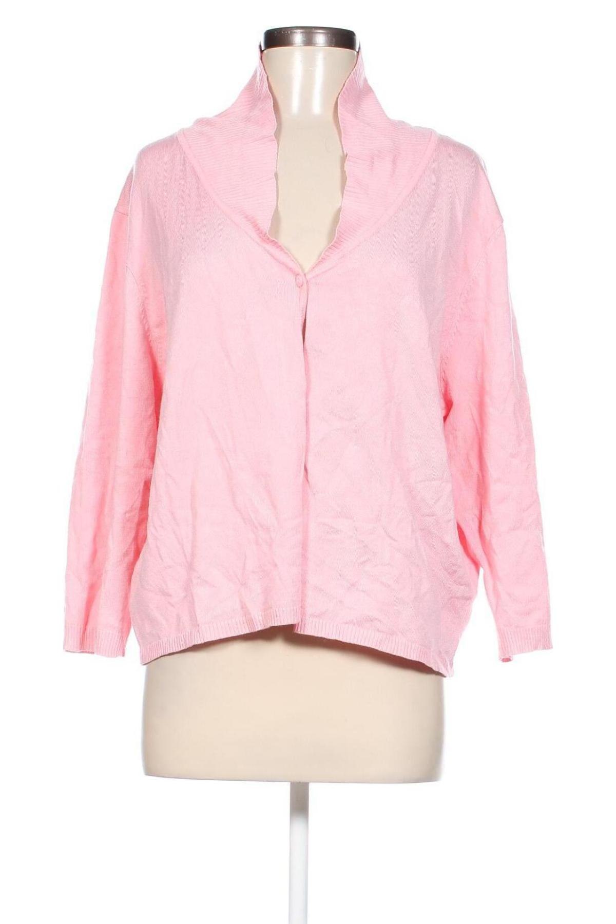 Damen Strickjacke, Größe 3XL, Farbe Rosa, Preis € 12,49