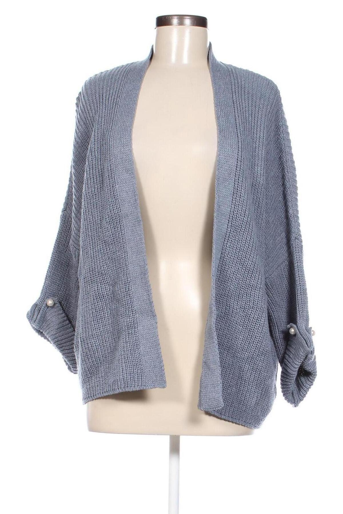 Damen Strickjacke, Größe M, Farbe Blau, Preis 20,29 €