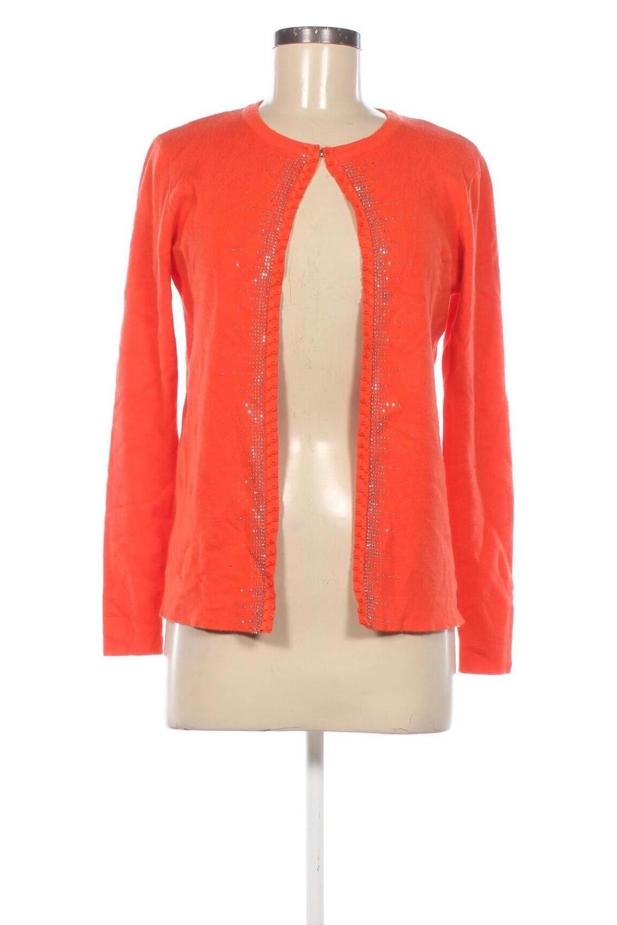 Damen Strickjacke Ebelieve, Größe L, Farbe Orange, Preis 6,49 €