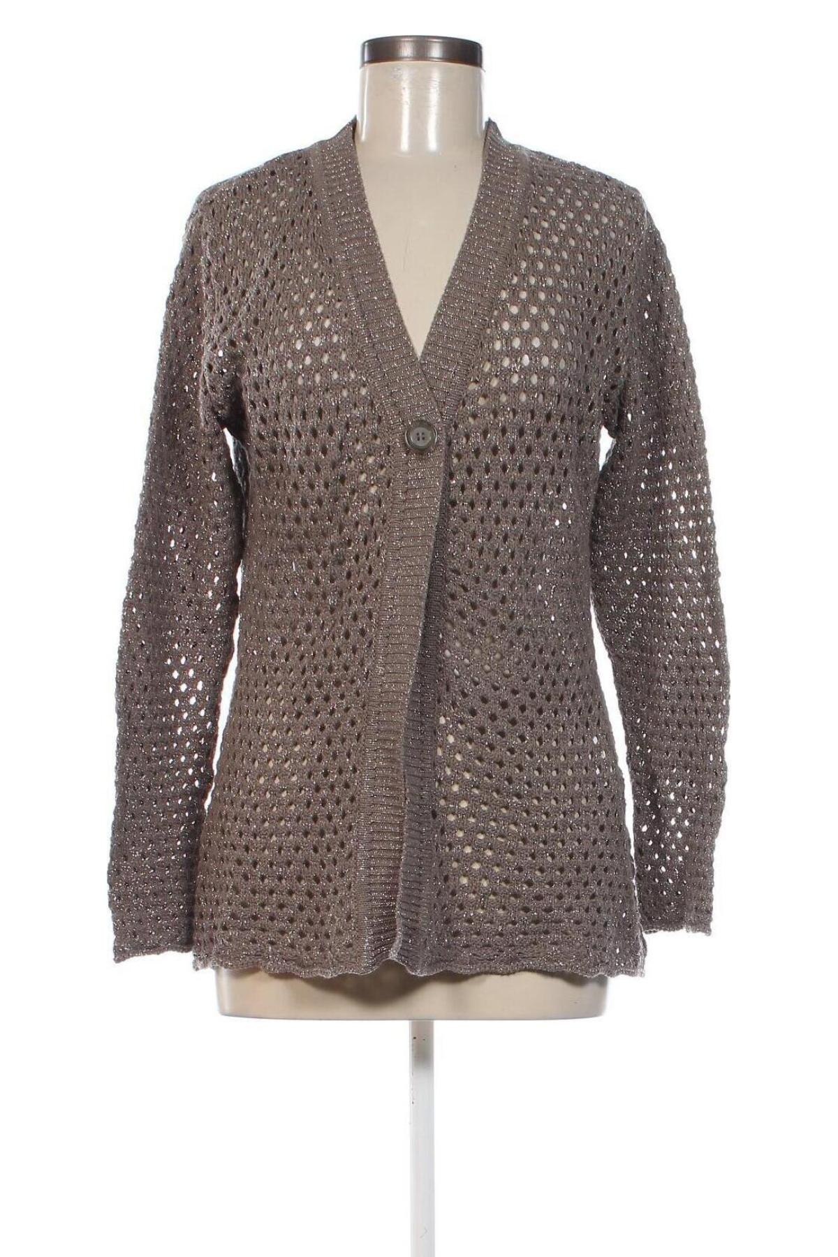 Damen Strickjacke Fair Lady, Größe M, Farbe Grau, Preis 6,49 €