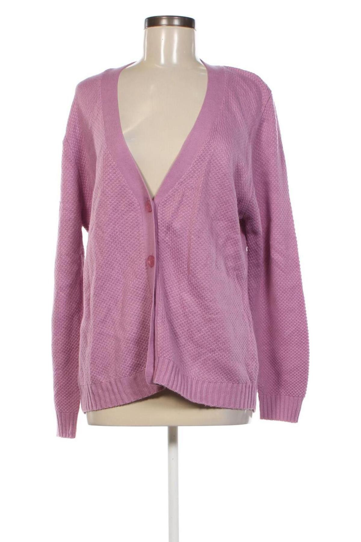 Damen Strickjacke Fair Lady, Größe M, Farbe Lila, Preis € 6,49