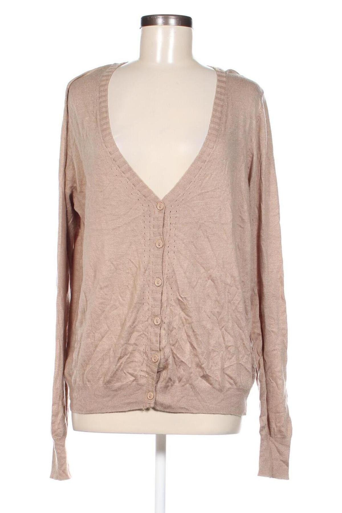 Damen Strickjacke Fiorella Rubino, Größe M, Farbe Beige, Preis € 12,99