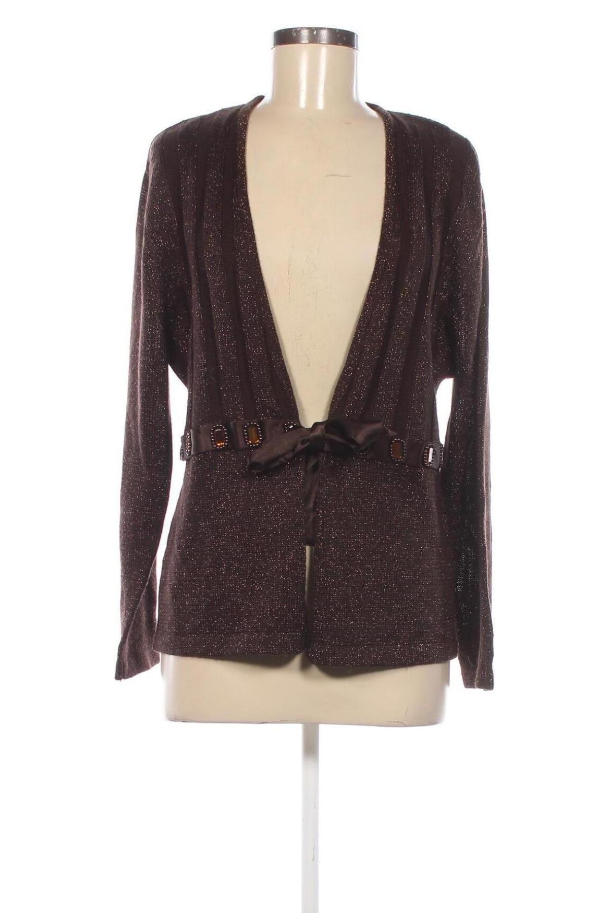 Cardigan de damă Floresse, Mărime L, Culoare Maro, Preț 26,99 Lei