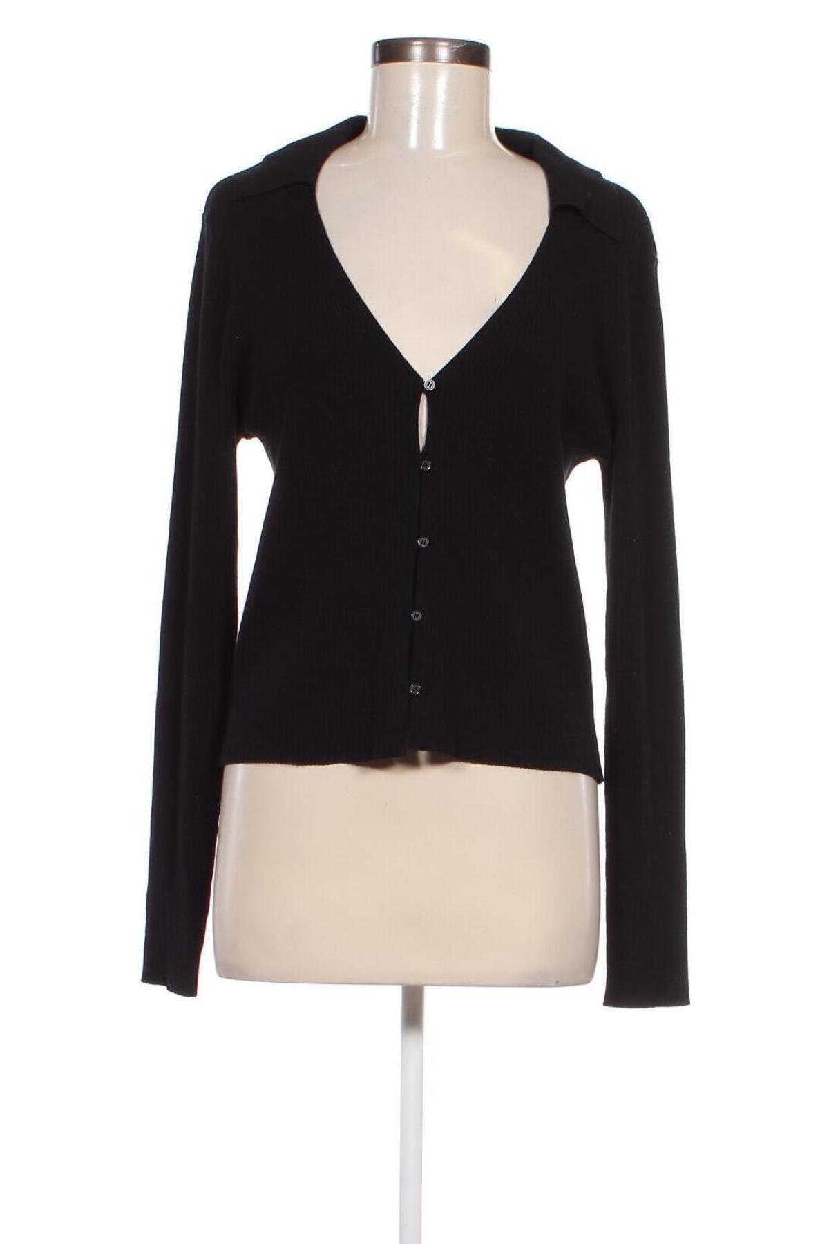 Cardigan de damă H&M, Mărime XL, Culoare Negru, Preț 23,99 Lei