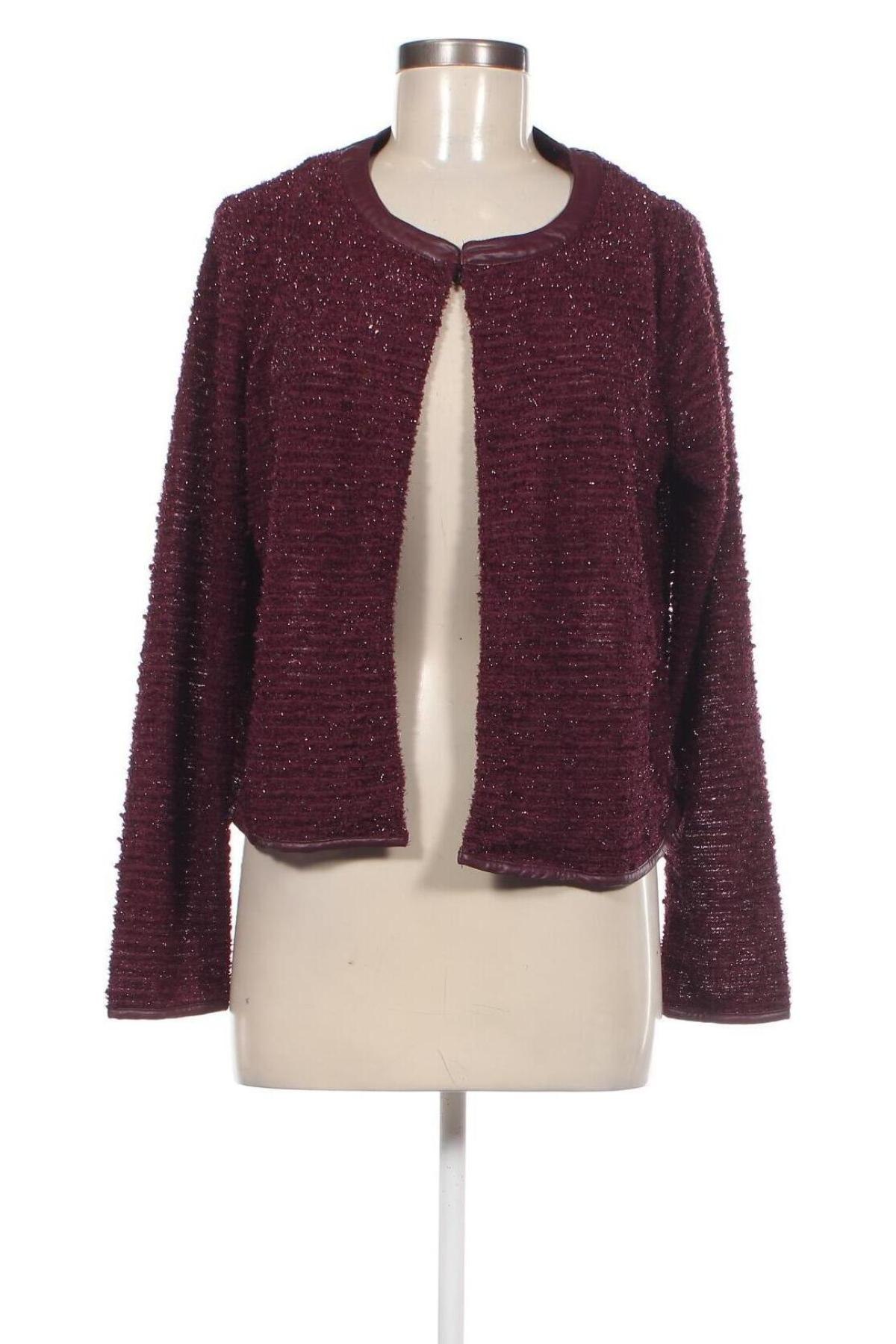 Cardigan de damă Laura Torelli, Mărime M, Culoare Roșu, Preț 43,99 Lei