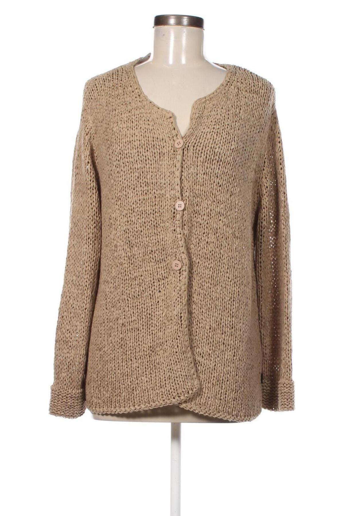 Cardigan de damă Oui, Mărime L, Culoare Bej, Preț 112,99 Lei