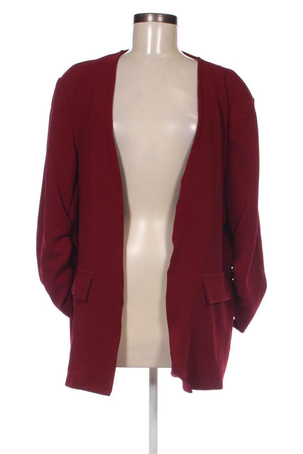 Damen Strickjacke SHEIN, Größe XXL, Farbe Rot, Preis 6,49 €