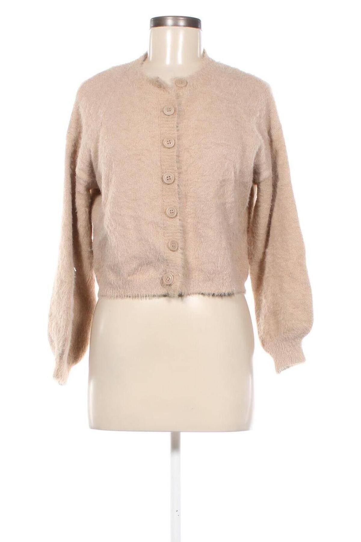 Damen Strickjacke Stradivarius, Größe S, Farbe Beige, Preis 10,29 €