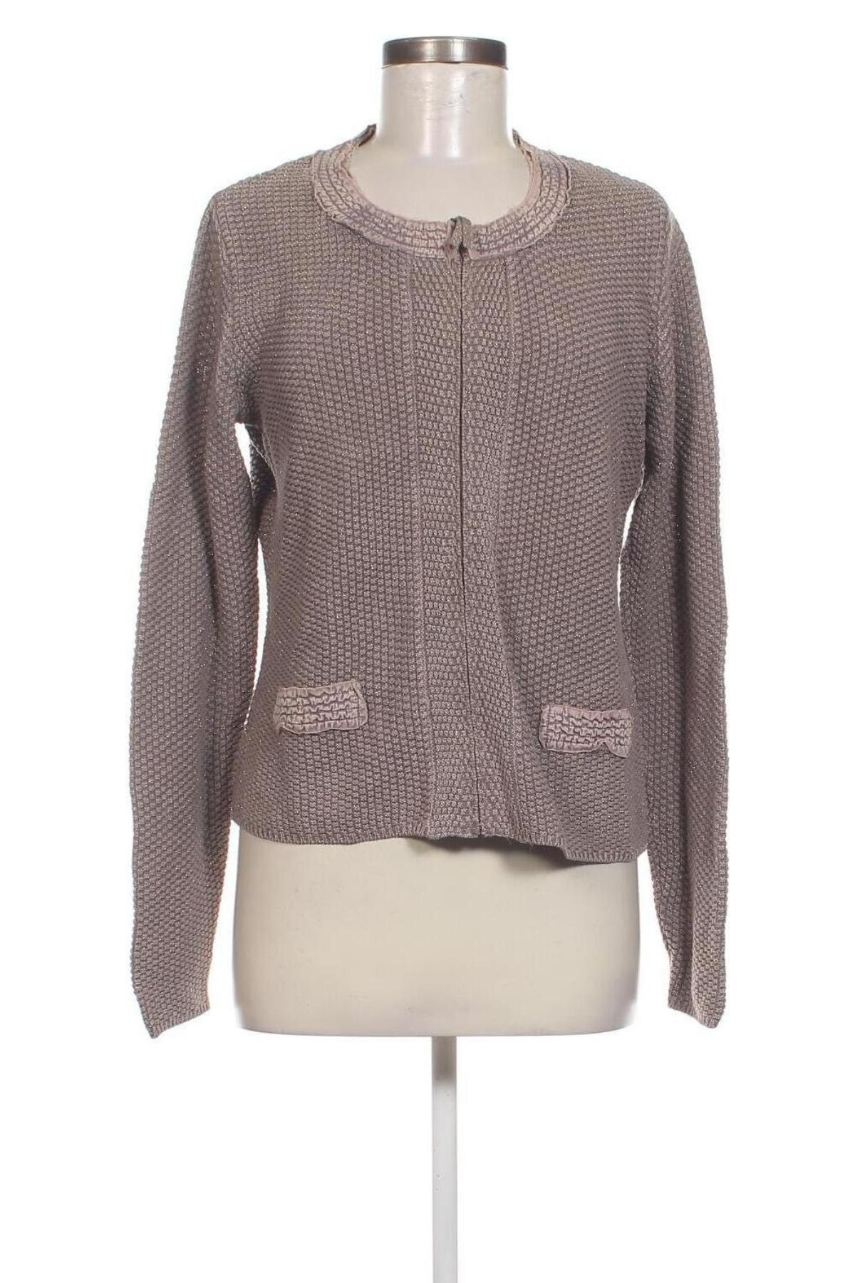 Damen Strickjacke Taifun, Größe M, Farbe Beige, Preis € 22,99