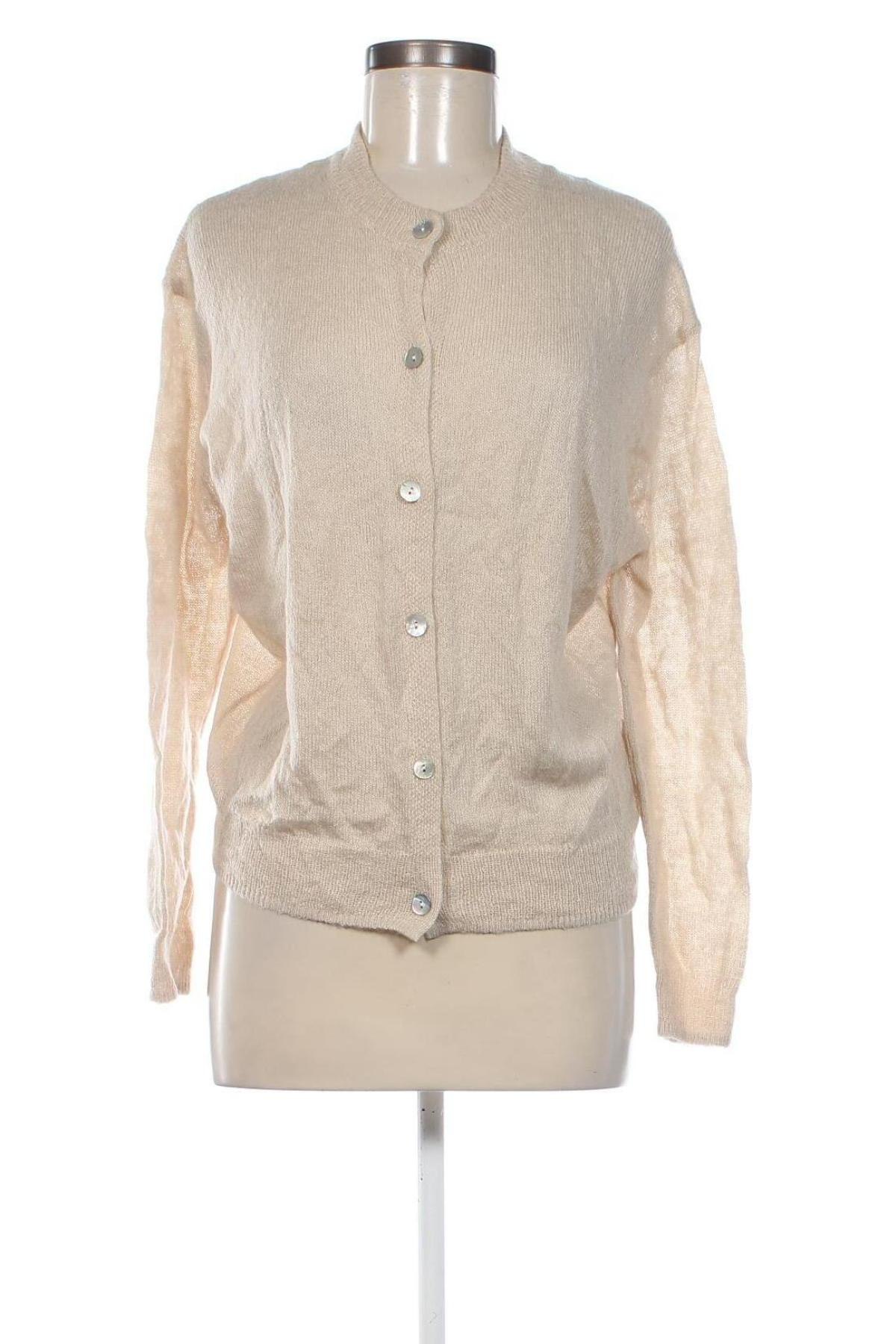 Damen Strickjacke Zara, Größe M, Farbe Beige, Preis € 19,99