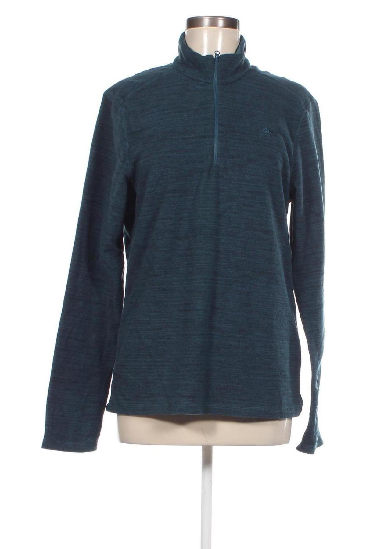 Damen Fleece Shirt Quechua, Größe M, Farbe Grün, Preis 7,99 €