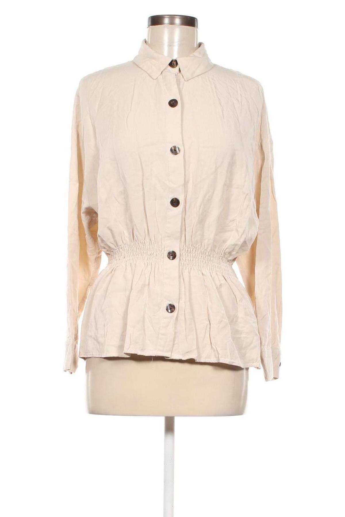 Damenbluse Bershka, Größe M, Farbe Beige, Preis € 6,49