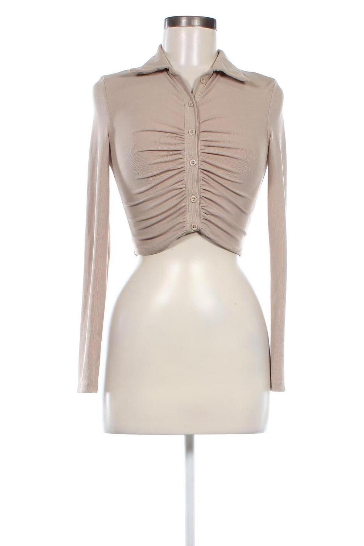 Damenbluse SHEIN, Größe XS, Farbe Beige, Preis € 7,29