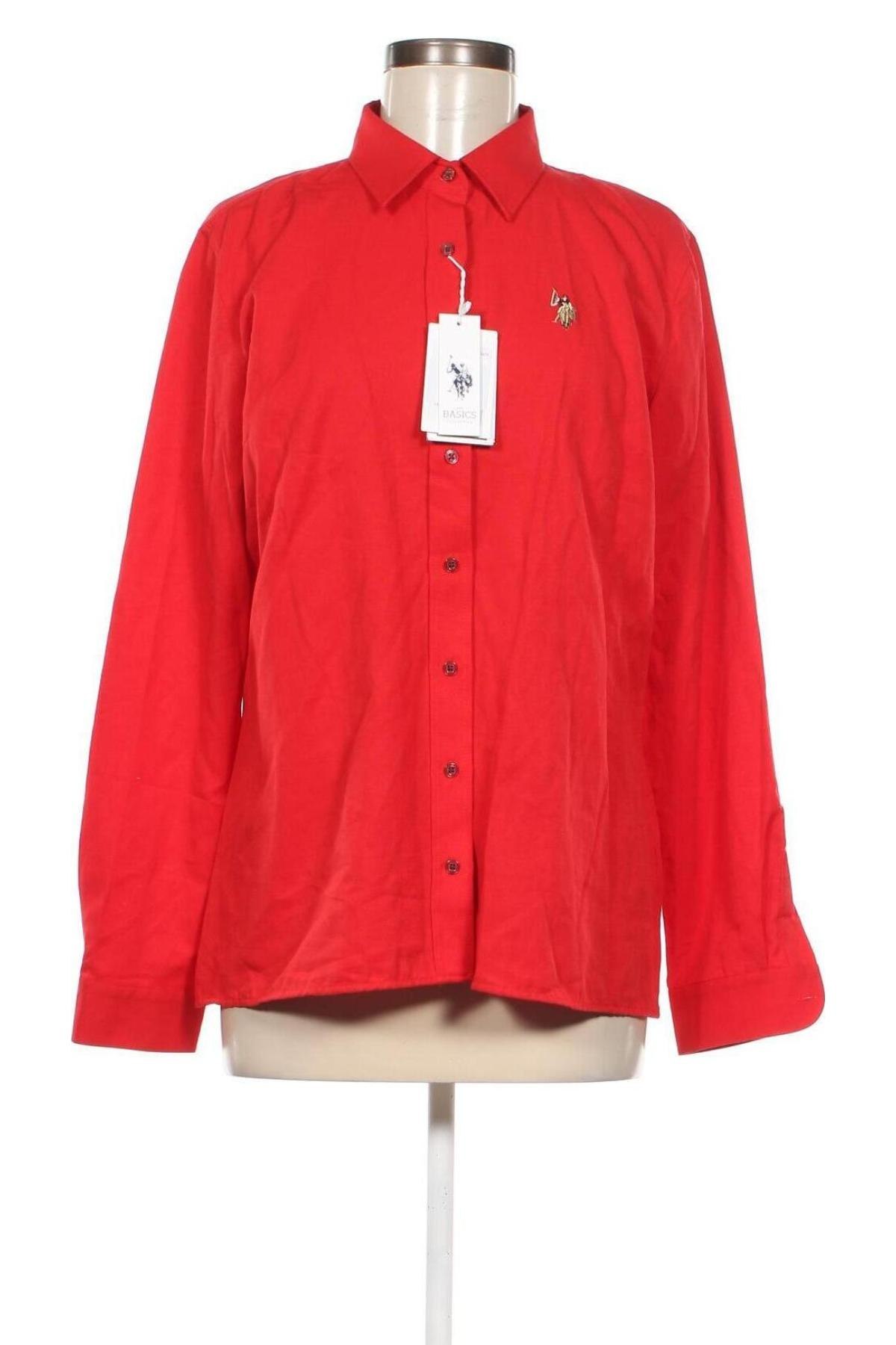 Damenbluse U.S. Polo Assn., Größe L, Farbe Rot, Preis 33,99 €