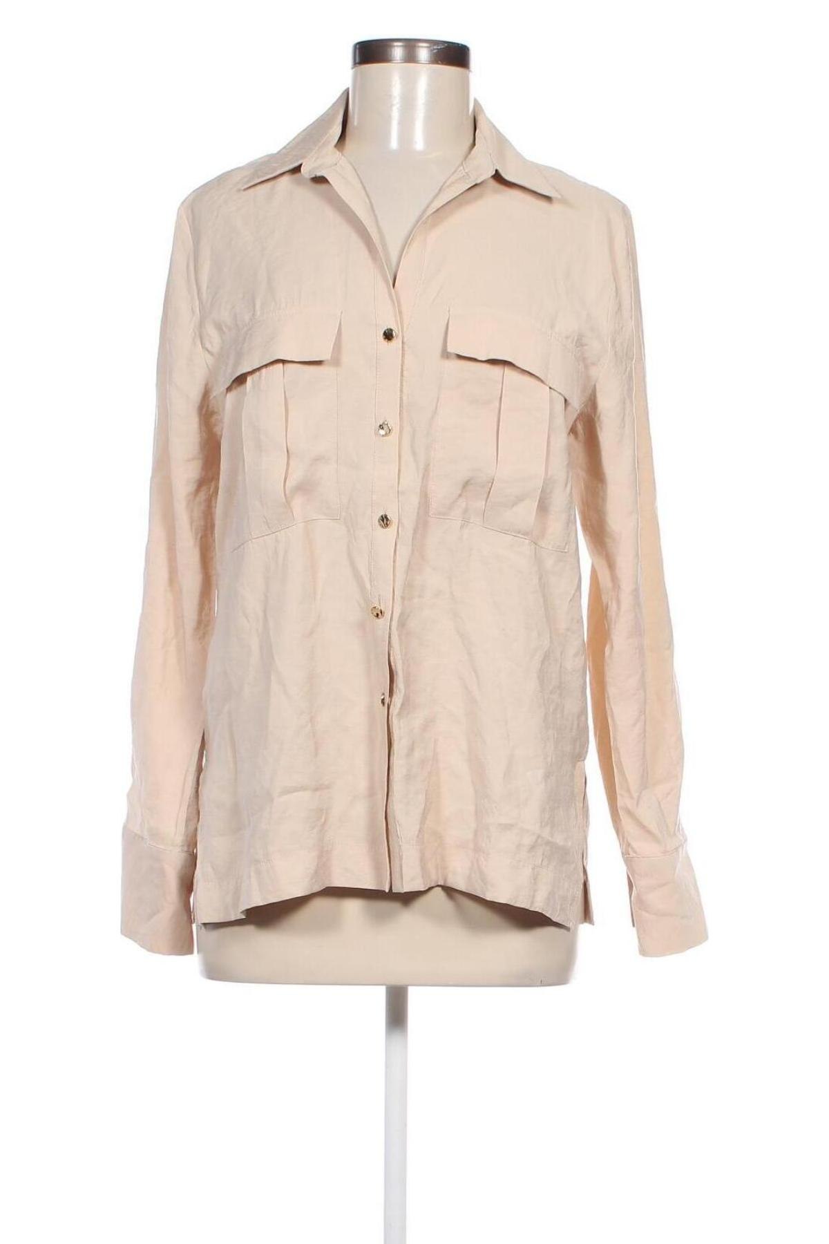 Damenbluse Zara, Größe M, Farbe Beige, Preis 20,02 €