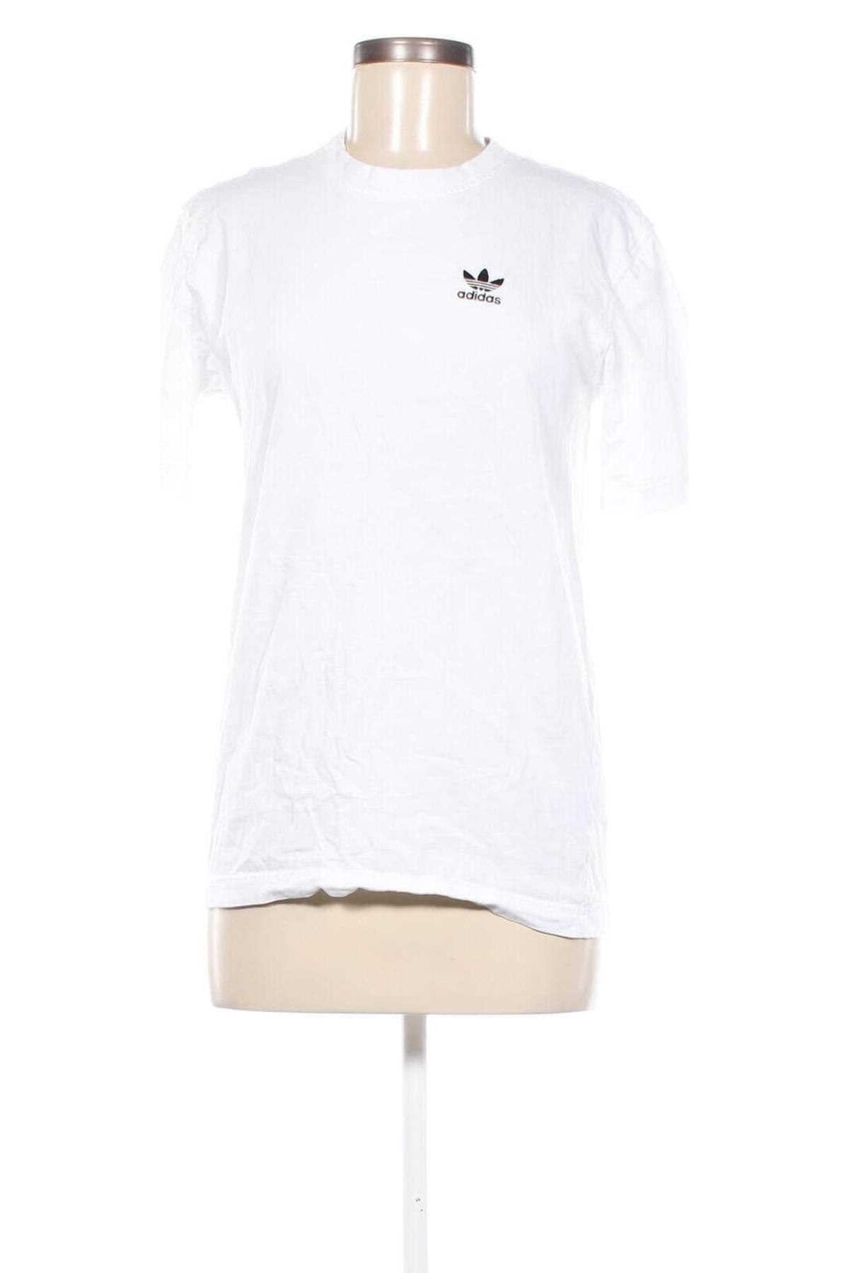 Damski T-shirt Adidas Originals, Rozmiar XS, Kolor Biały, Cena 165,49 zł