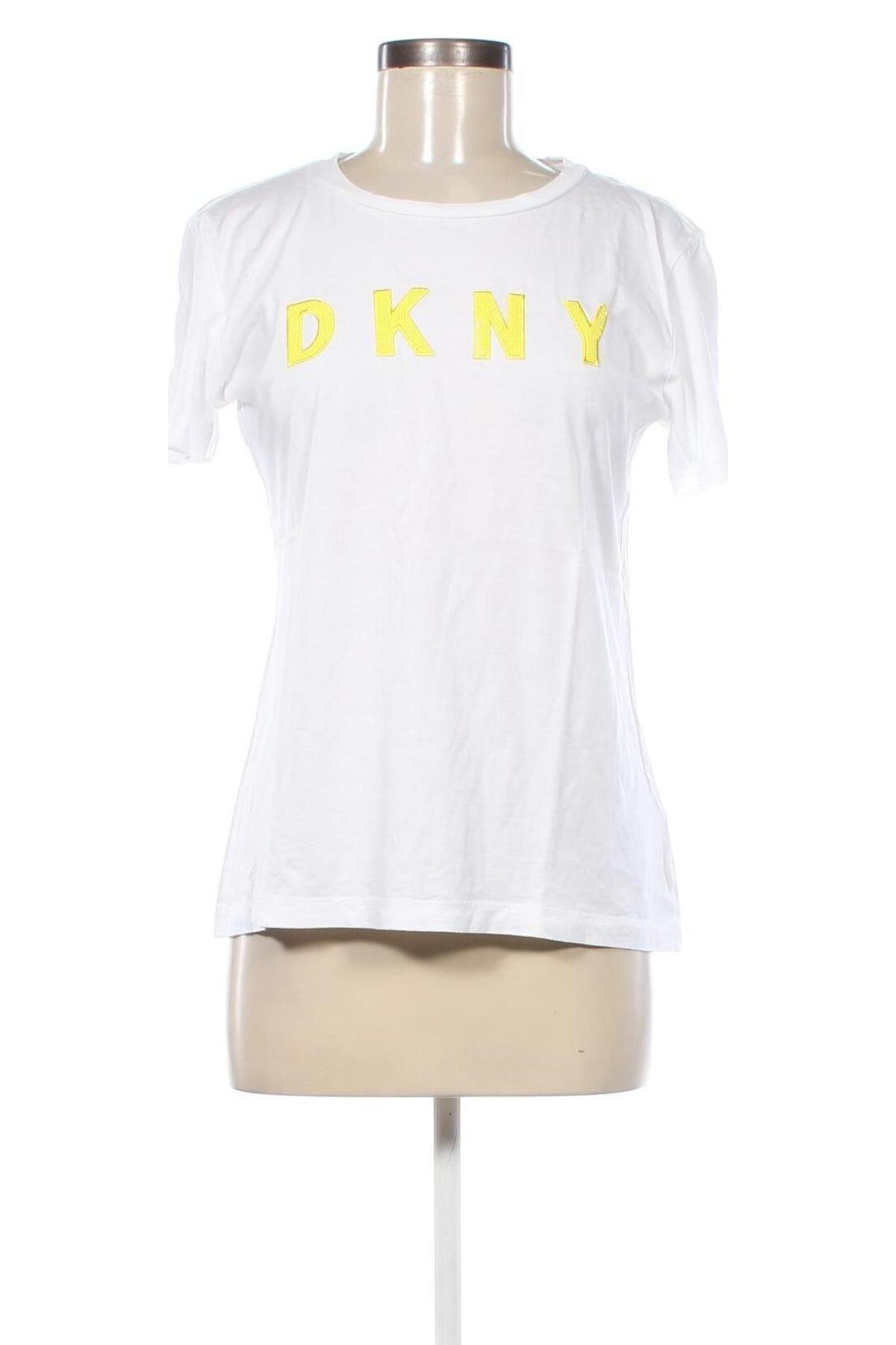 Damen T-Shirt DKNY, Größe S, Farbe Weiß, Preis 10,49 €