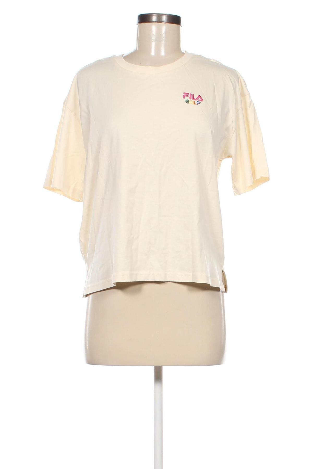 Γυναικείο t-shirt FILA, Μέγεθος M, Χρώμα  Μπέζ, Τιμή 23,49 €