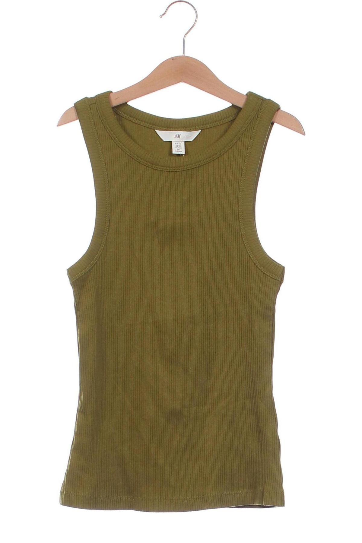 Dámske tričko H&M, Veľkosť XS, Farba Zelená, Cena  8,08 €