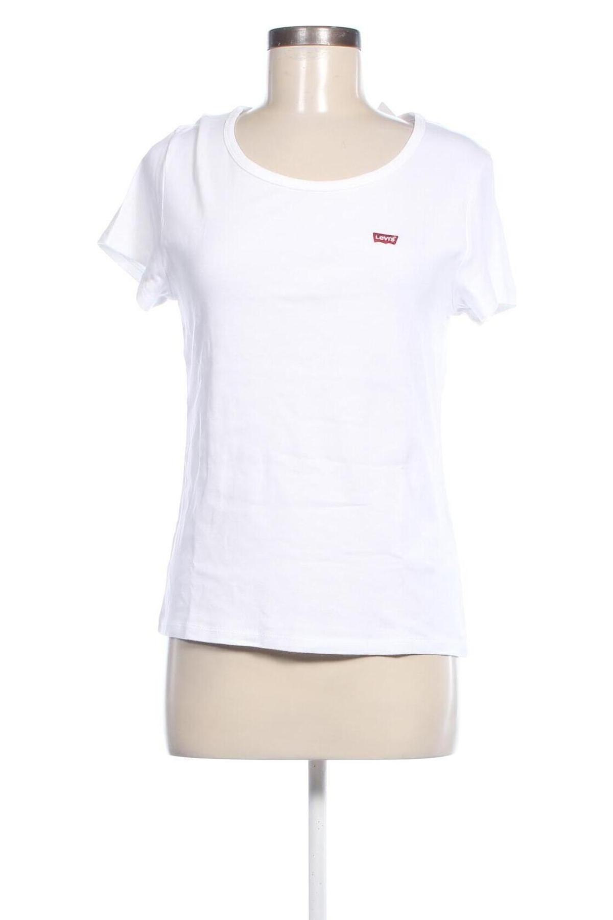 Γυναικείο t-shirt Levi's, Μέγεθος L, Χρώμα Λευκό, Τιμή 23,99 €