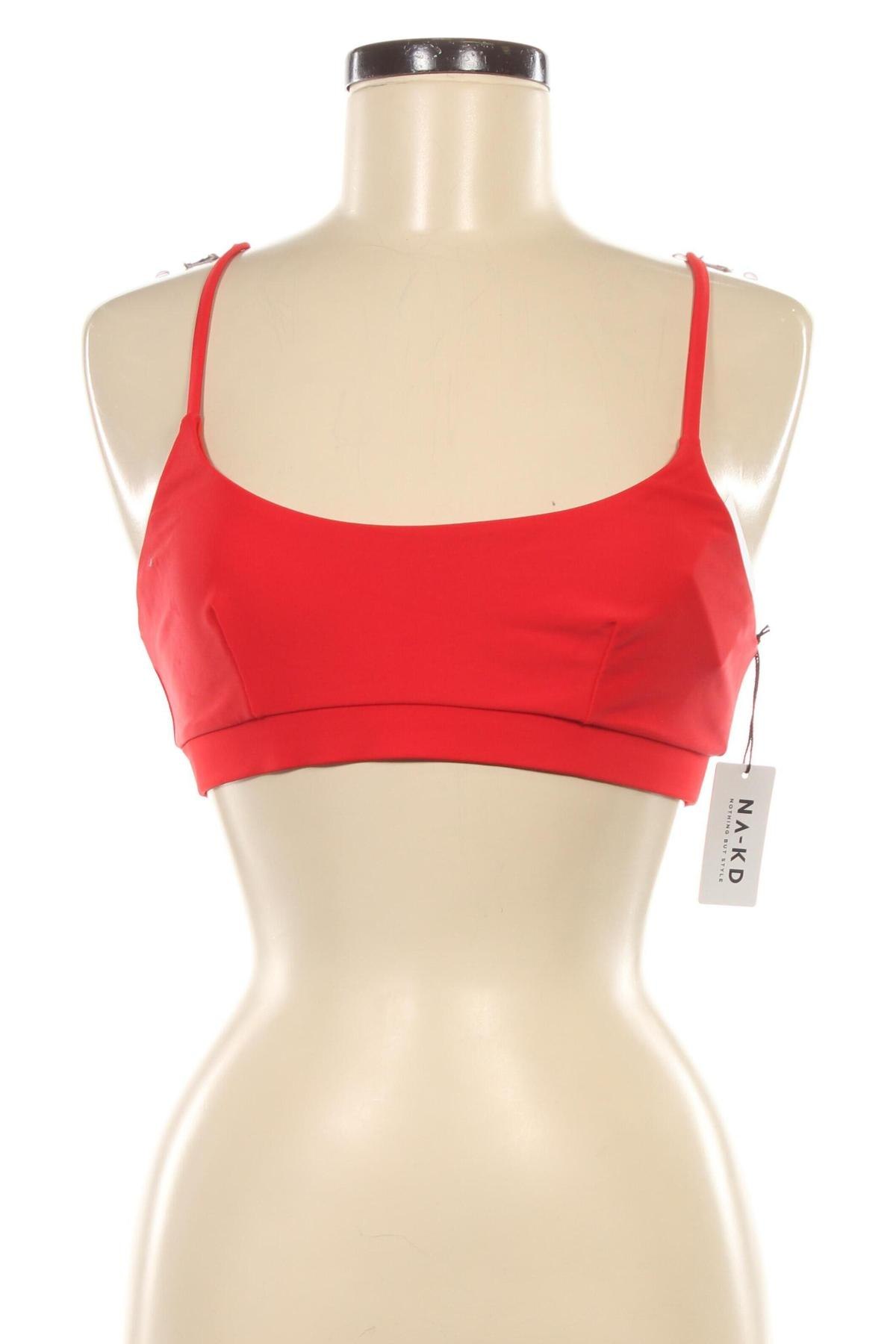 Damen-Badeanzug NA-KD, Größe L, Farbe Rot, Preis 16,99 €