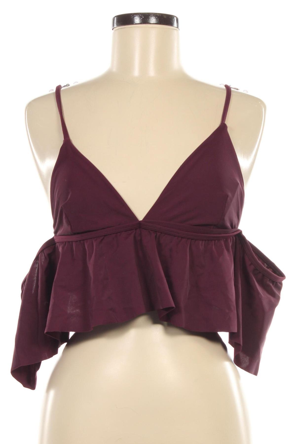 Damen-Badeanzug NA-KD, Größe L, Farbe Rot, Preis € 13,99