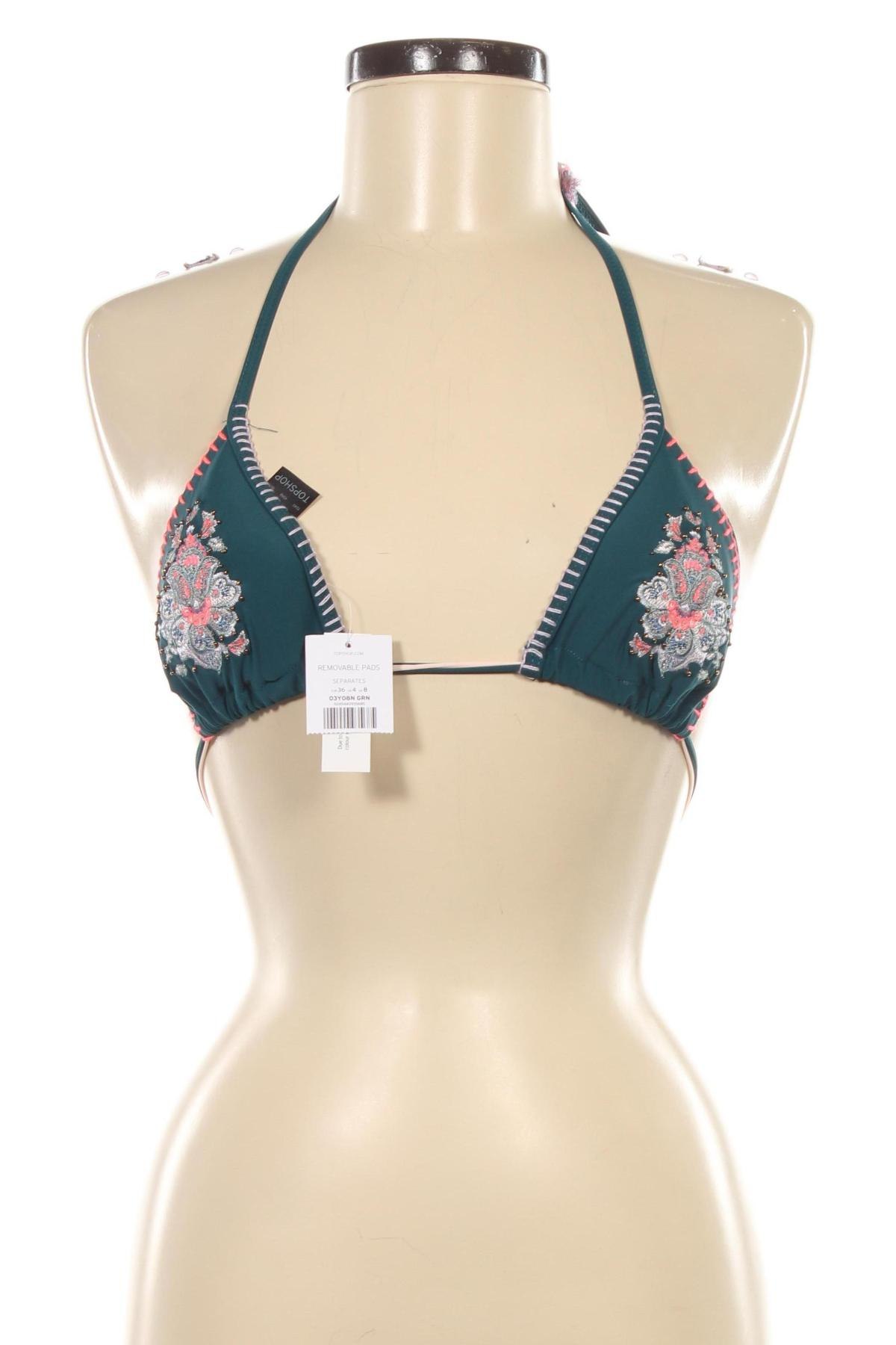 Costum de baie de damă Topshop, Mărime S, Culoare Verde, Preț 71,99 Lei