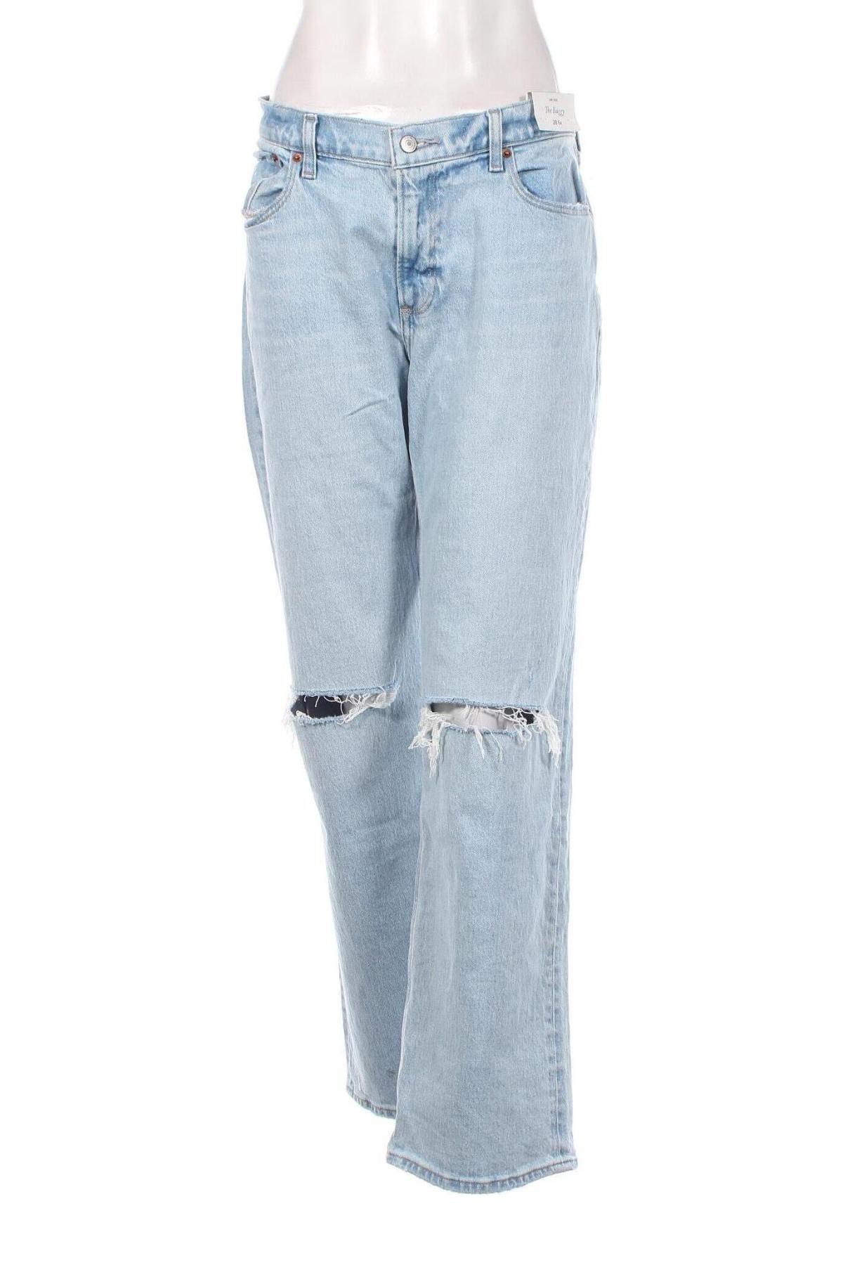 Damskie jeansy Abercrombie & Fitch, Rozmiar M, Kolor Niebieski, Cena 229,99 zł