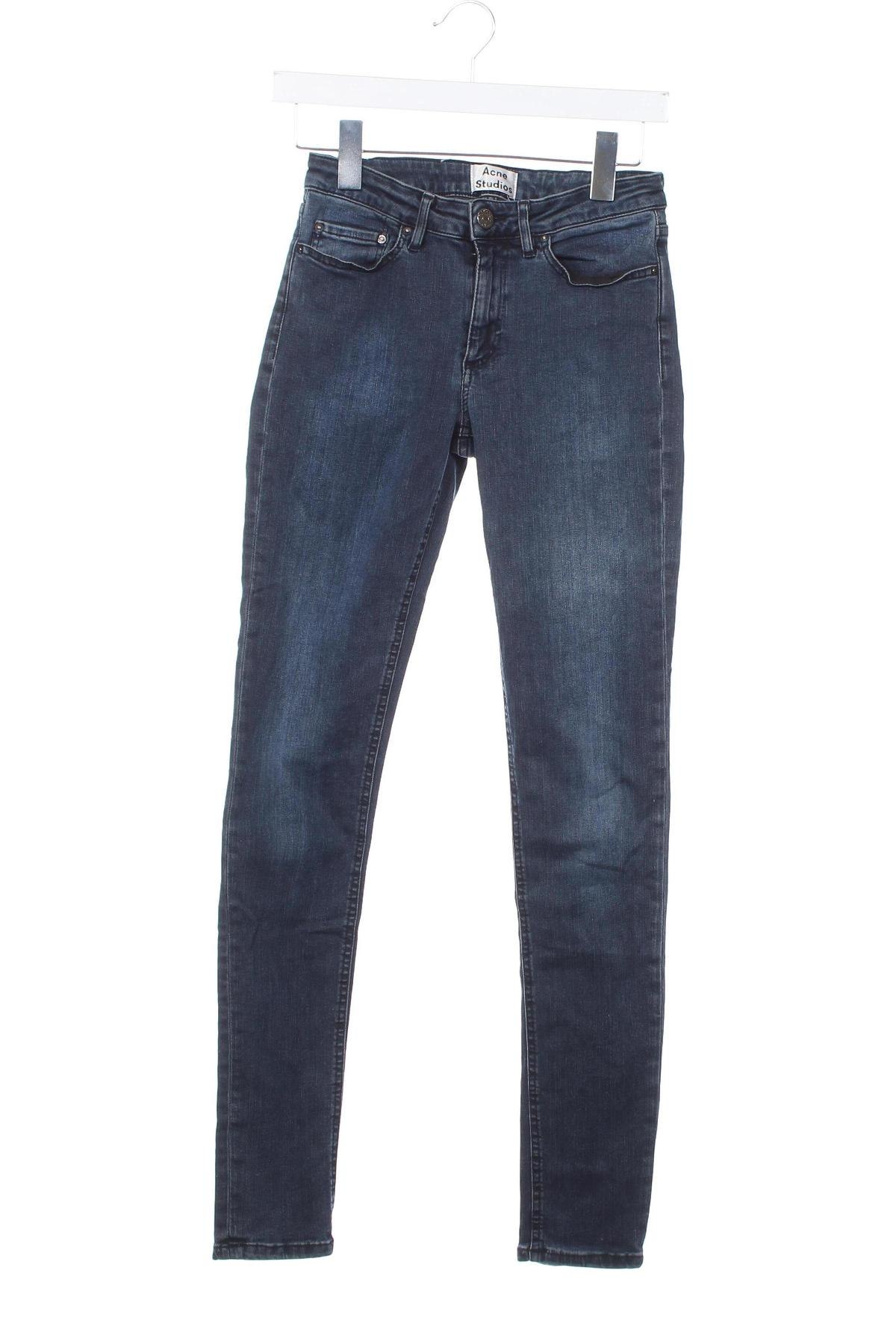 Damskie jeansy Acne Studios, Rozmiar S, Kolor Niebieski, Cena 62,99 zł