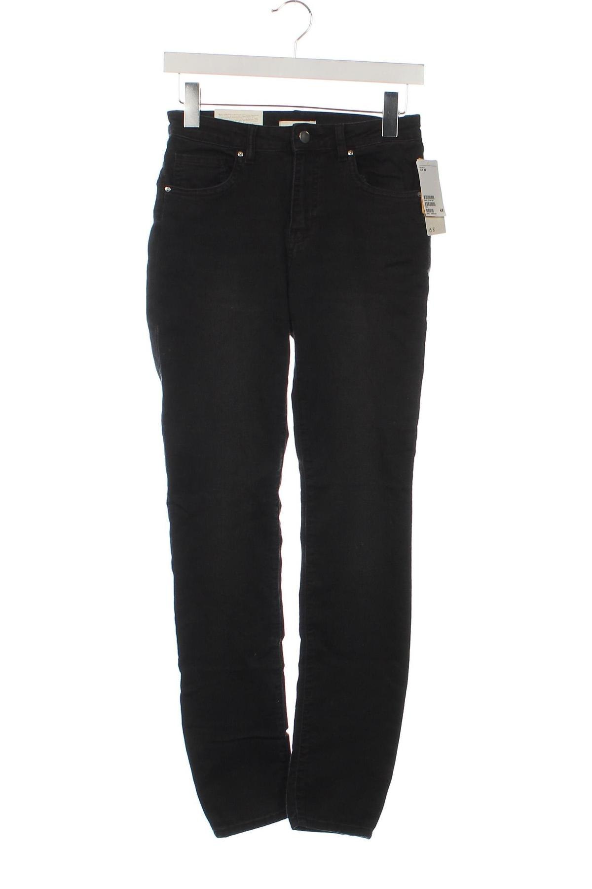 Damskie jeansy H&M, Rozmiar S, Kolor Czarny, Cena 70,99 zł