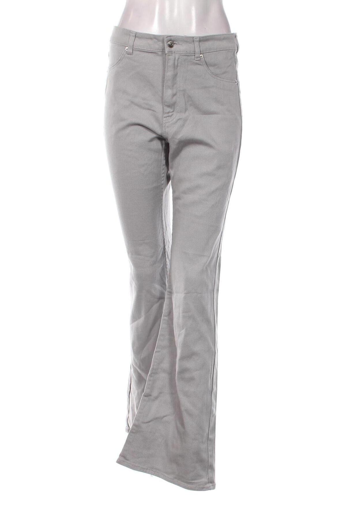 Damskie jeansy H&M Divided, Rozmiar L, Kolor Szary, Cena 32,99 zł