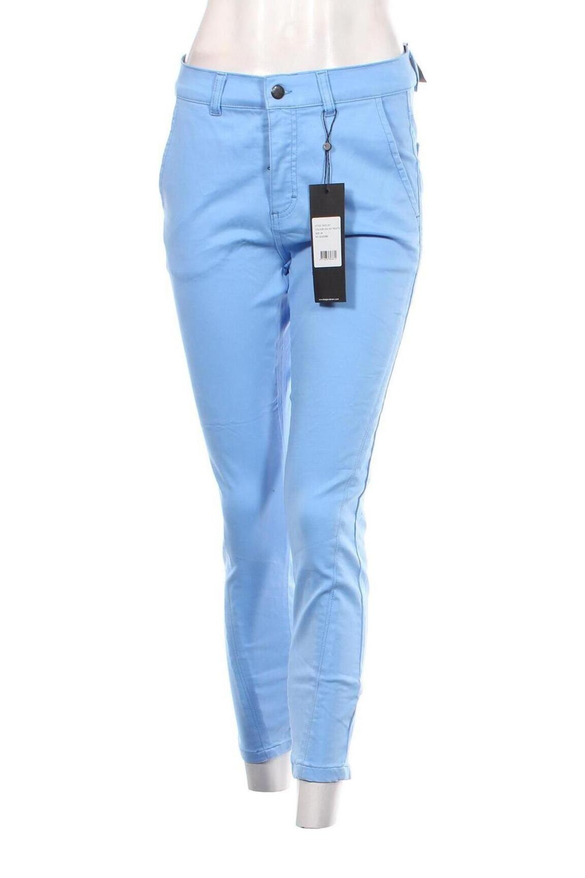 Pantaloni de femei Ilse Jacobsen, Mărime S, Culoare Albastru, Preț 77,99 Lei