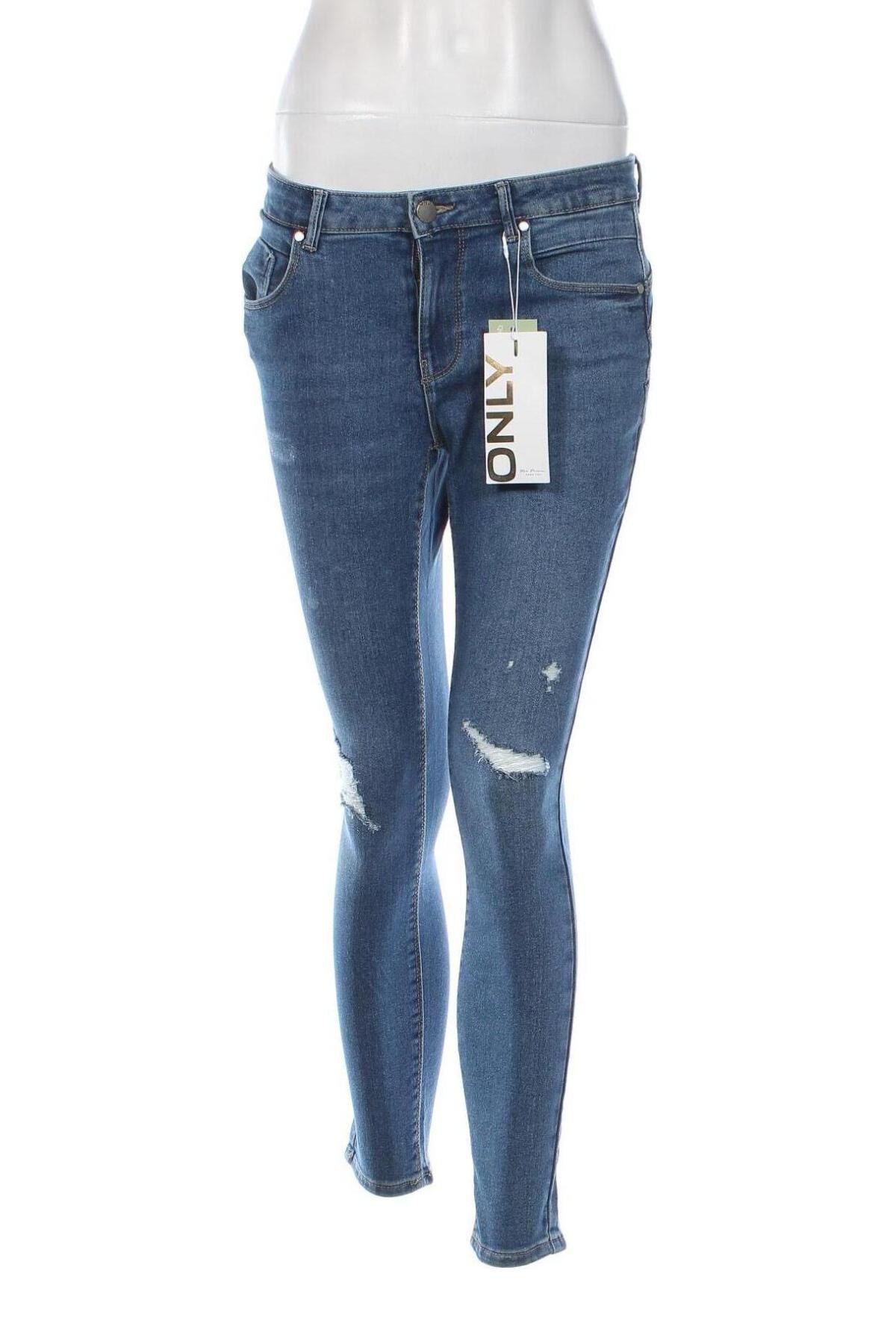 Damskie jeansy ONLY, Rozmiar M, Kolor Niebieski, Cena 73,99 zł