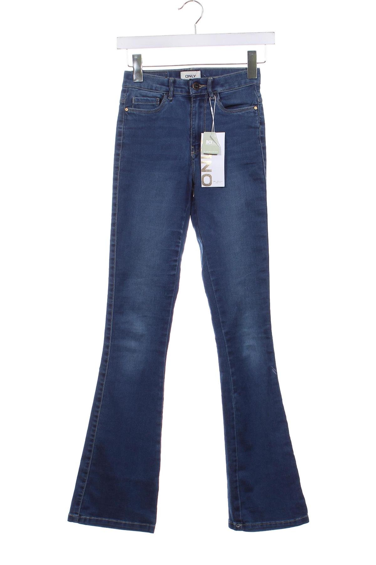 Damskie jeansy ONLY, Rozmiar XS, Kolor Niebieski, Cena 67,99 zł