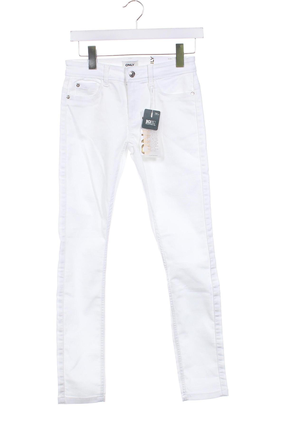 Damskie jeansy ONLY, Rozmiar S, Kolor Biały, Cena 65,99 zł